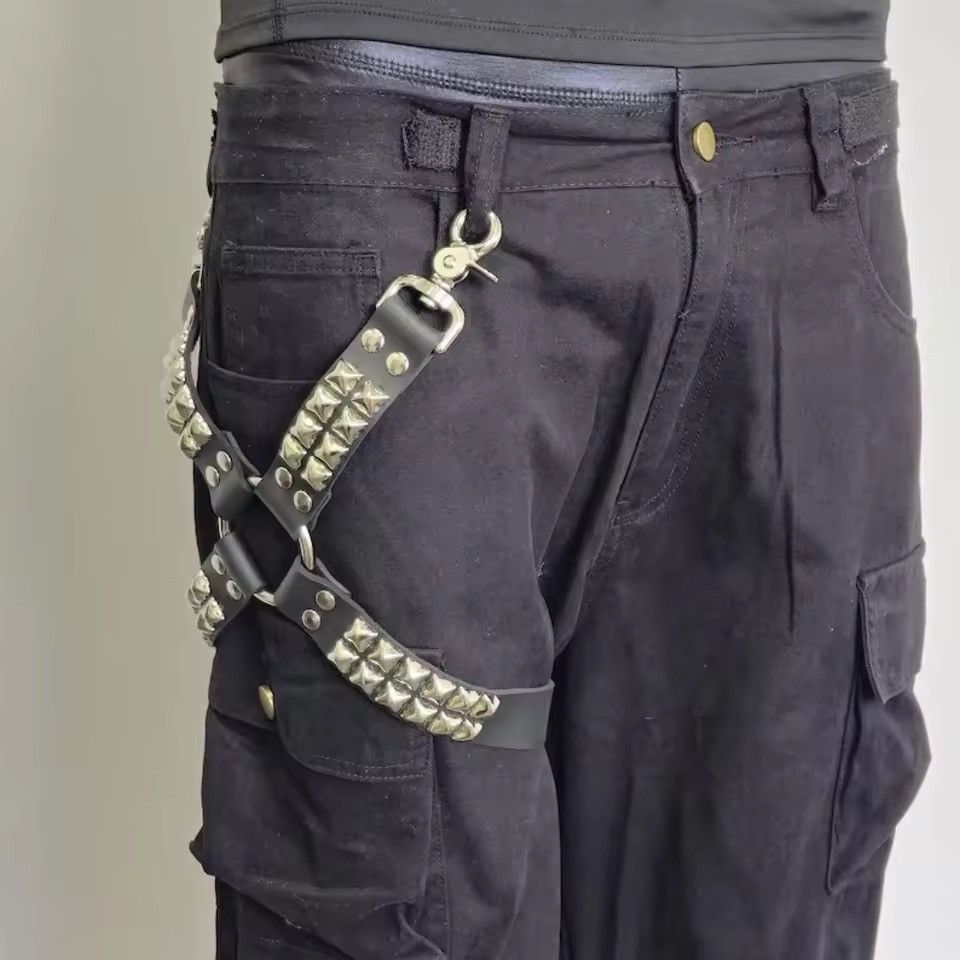 Japanese Brand Punk Thigh Garters Belt Leg Harness Size ONE SIZE - 1 Thumbnail