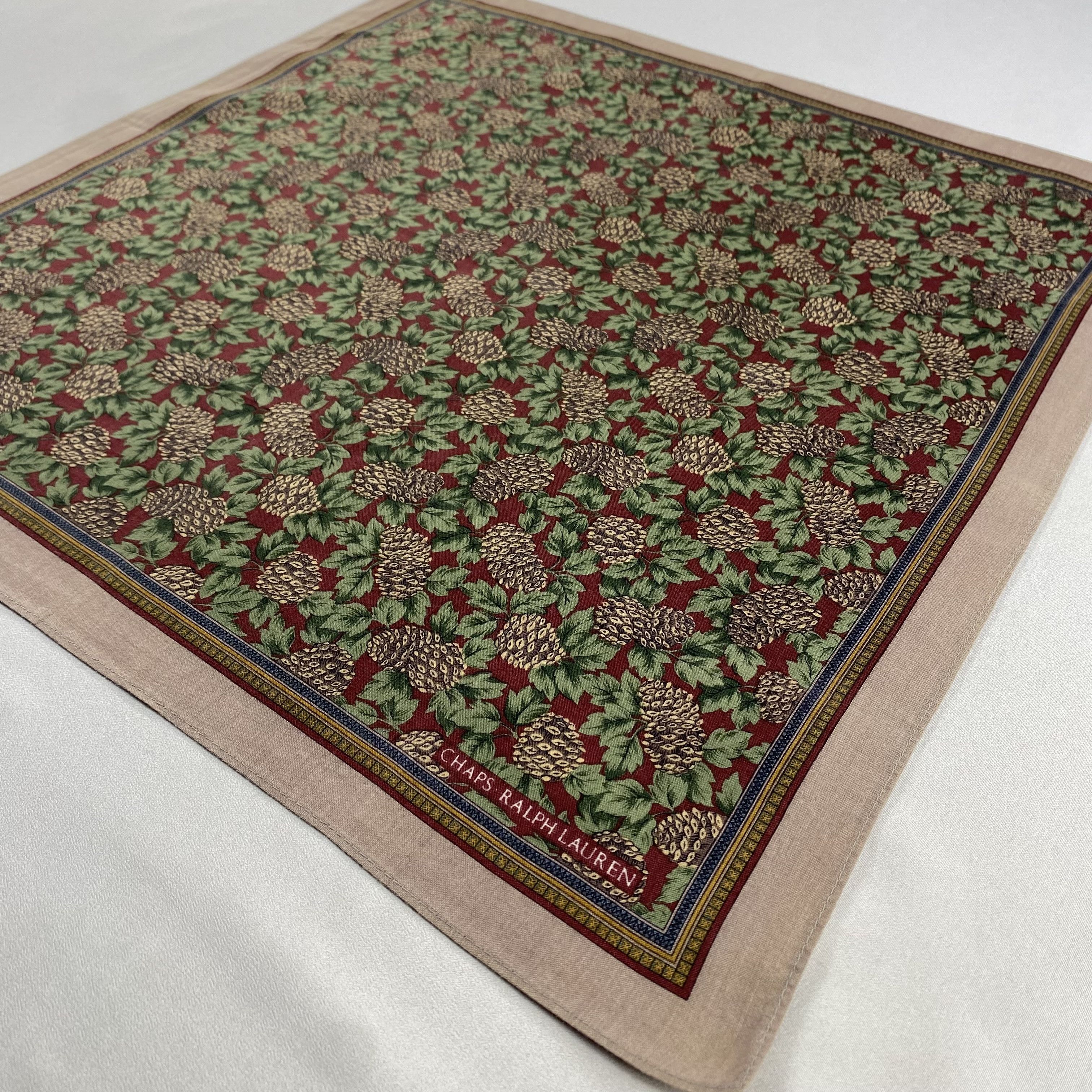Chaps Ralph Lauren × Vintage Chaps Ralph Lauren Handkerchief / Neckerchief-P962 Size ONE SIZE - 2 Thumbnail