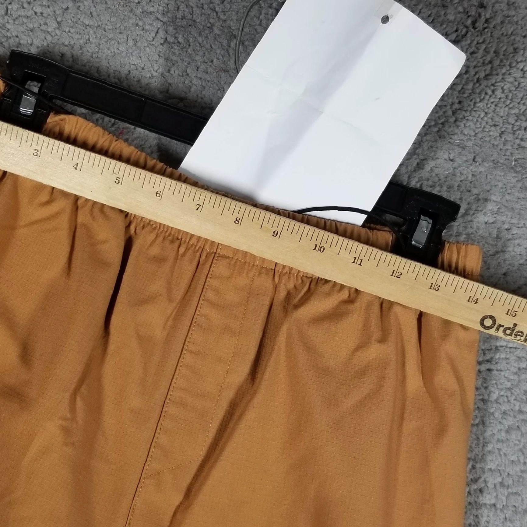 Nike Nike Cargo Pants Womens Small Flax Brown Woven Swoosh Drawcord Sample FV7643 Size 28" / US 6 / IT 42 - 5 Thumbnail