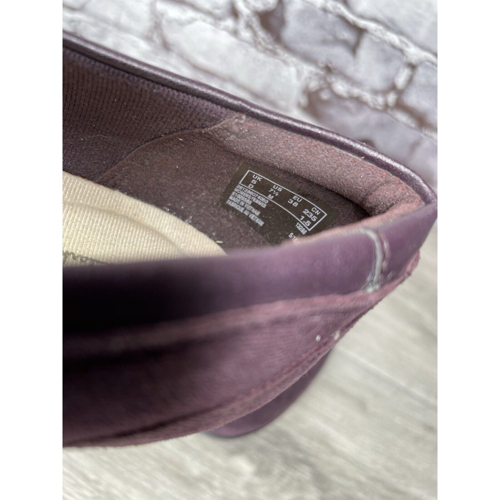 Clarks Clarks Collection Soft Cushion Purple Shimmer Ballet Flats W Size US 7.5 / IT 37.5 - 13 Thumbnail