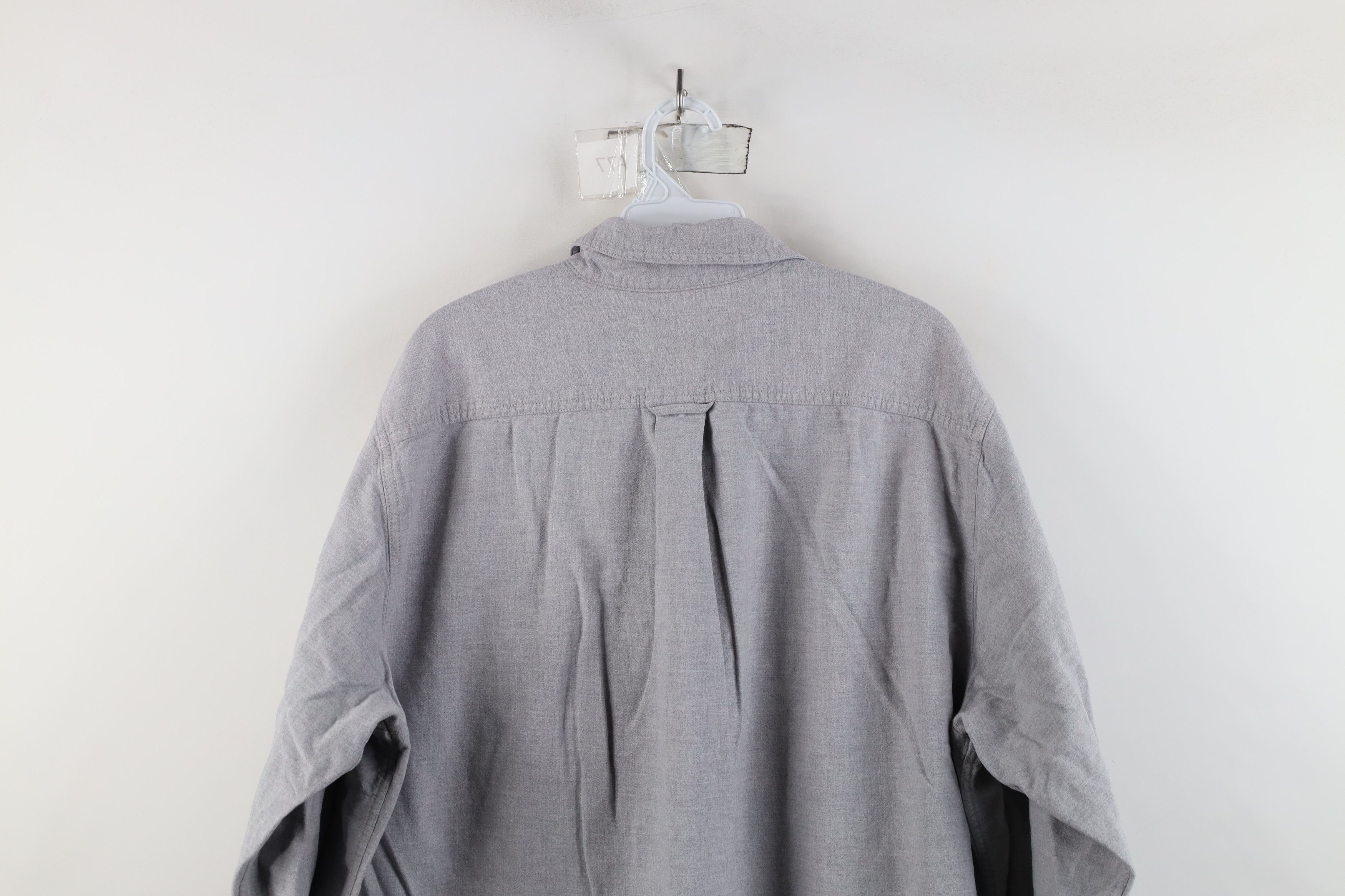Eddie Bauer × Vintage Vintage Eddie Bauer Flannel Chambray Collared Button Shirt Size US XL / EU 56 / 4 - 12 Thumbnail