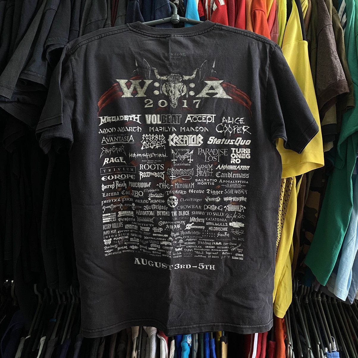 Band Tees × Vintage Vintage Wacken 2017 Festival All Rock Group tee Size US S / EU 44-46 / 1 - 2 Thumbnail