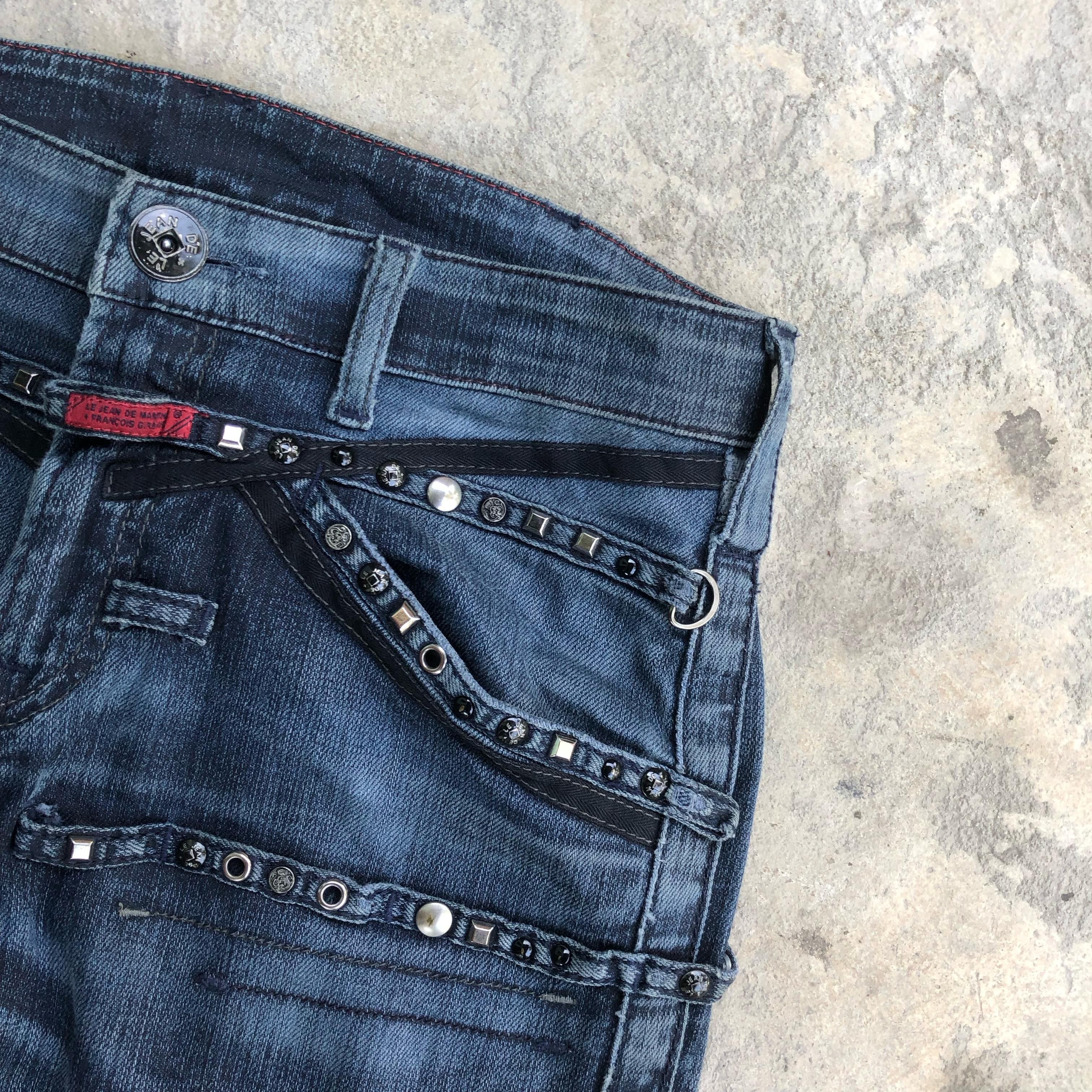 Marithe + Francois Girbaud Marithe Francois Girbaud Eyelet Jeans Size US 31 - 5 Thumbnail