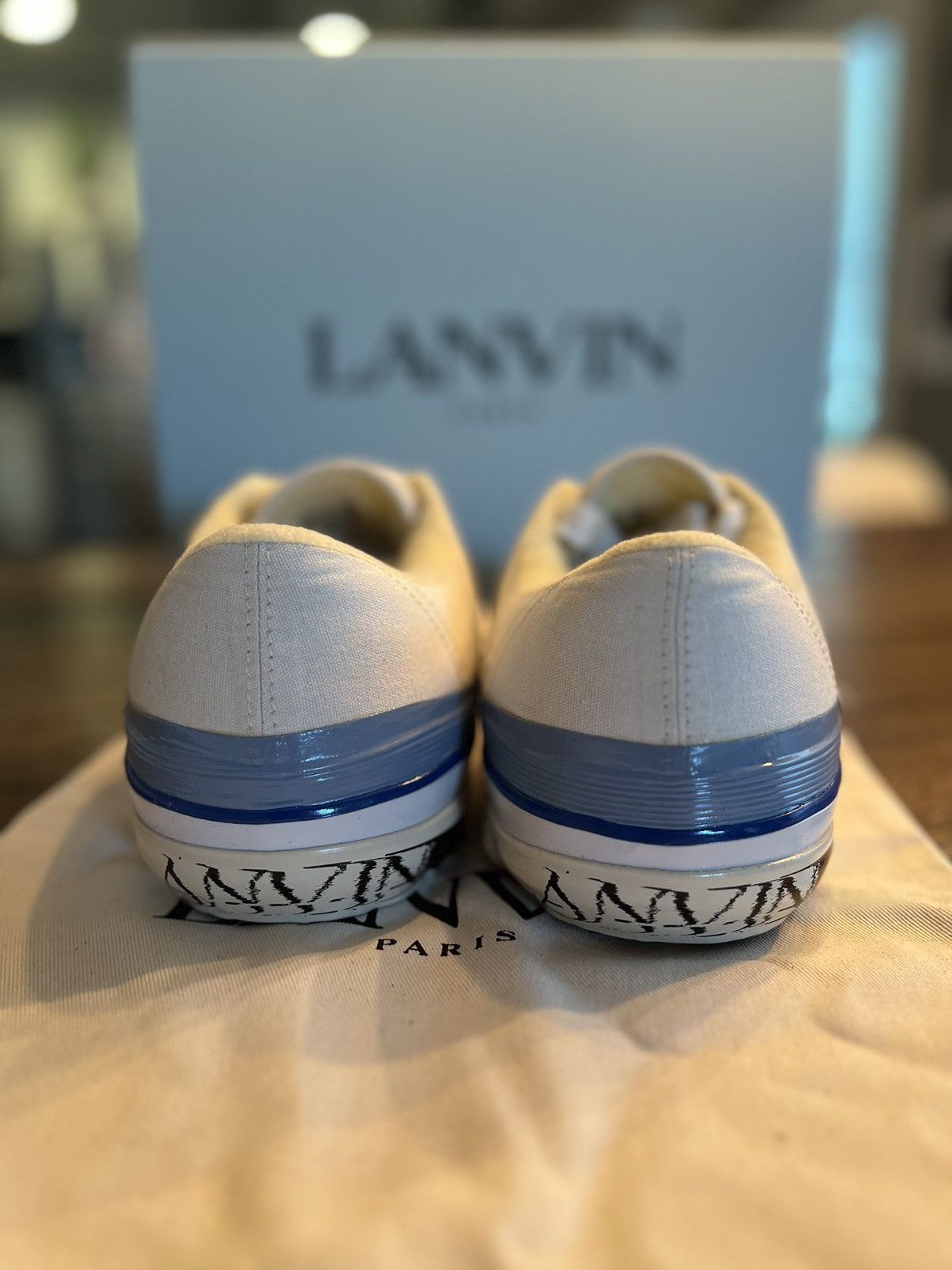 Lanvin Mens Lanvin VULCANIZED MLTED SNEAKERS Size US 10 / EU 43 - 5 Thumbnail
