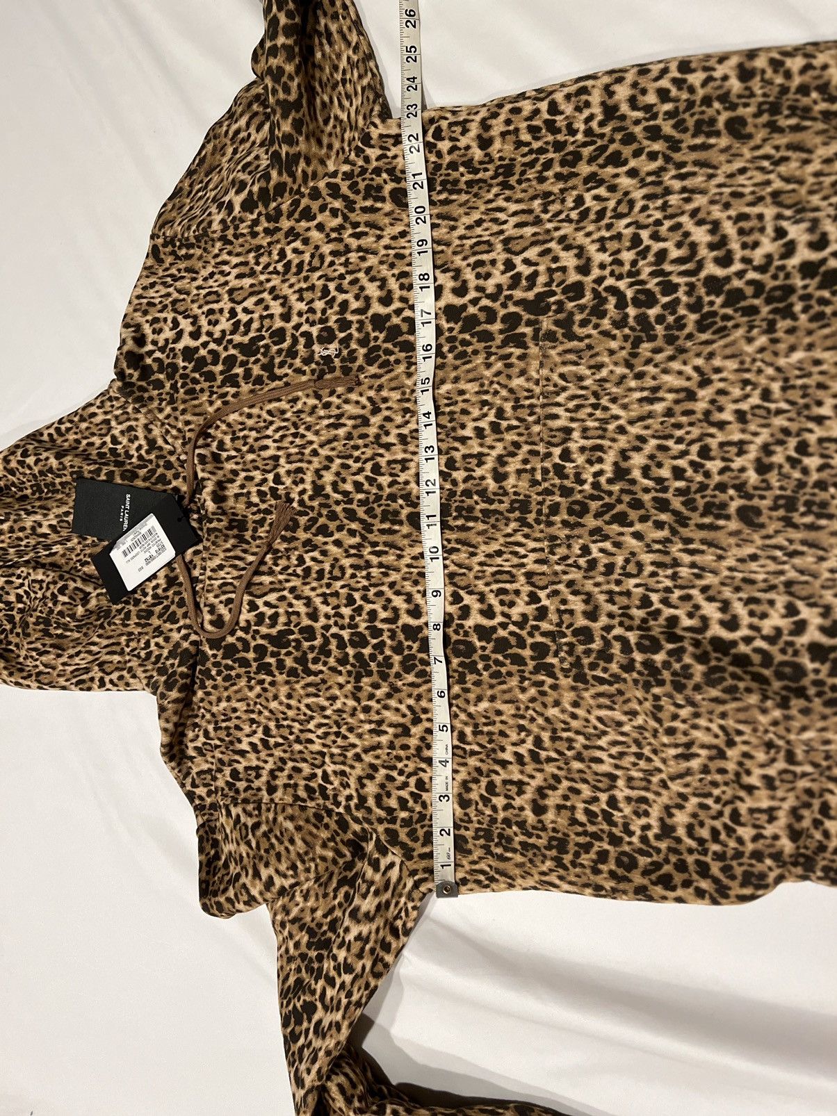 Saint Laurent Paris Saint Laurent men’s leopard print hoodie. L $1090 Size US L / EU 52-54 / 3 - 7 Thumbnail
