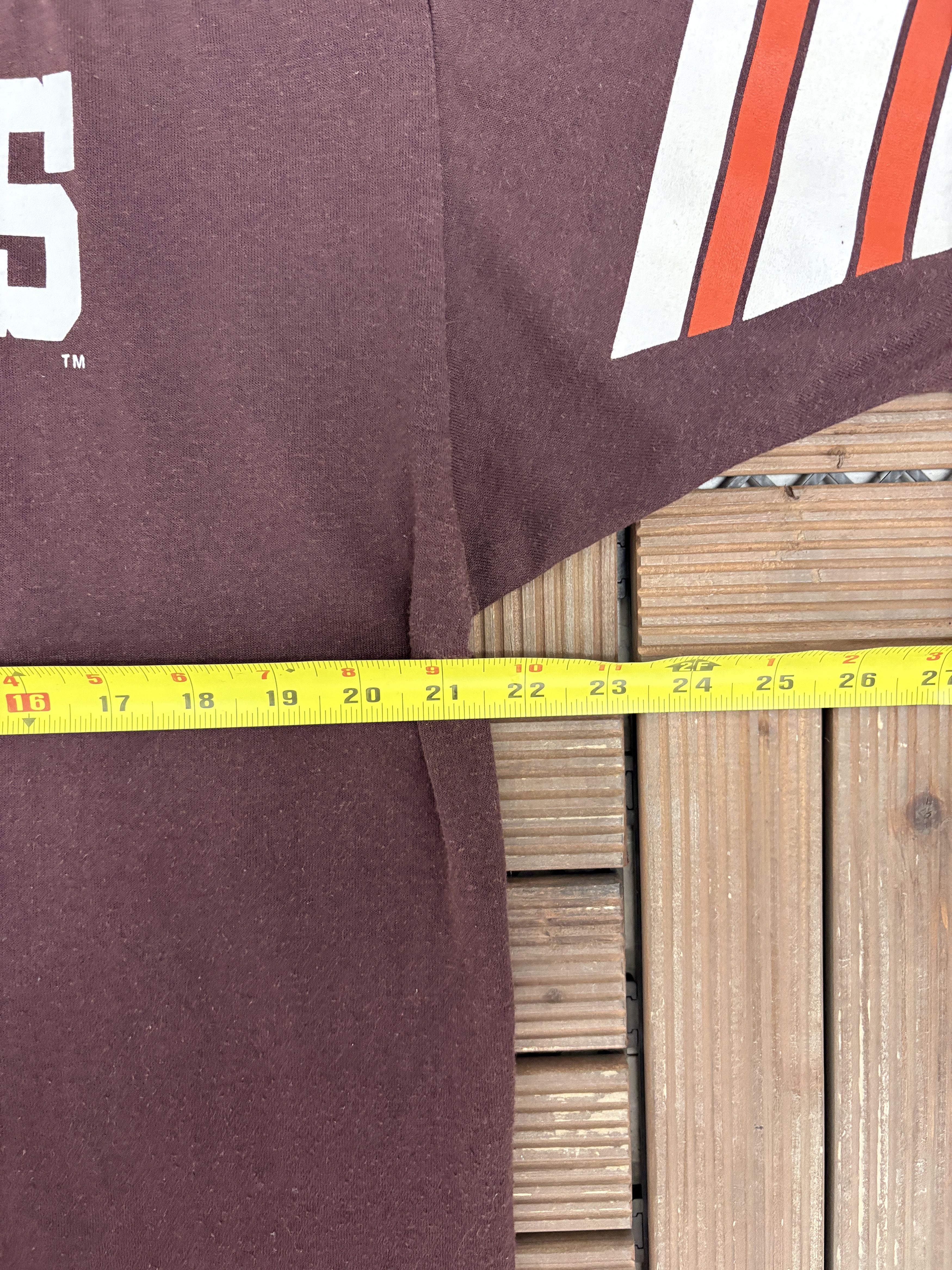 Vintage Cleveland Browns Jersey Style Vintage Brown T-Shirt Tee Size US XL / EU 56 / 4 - 6 Thumbnail