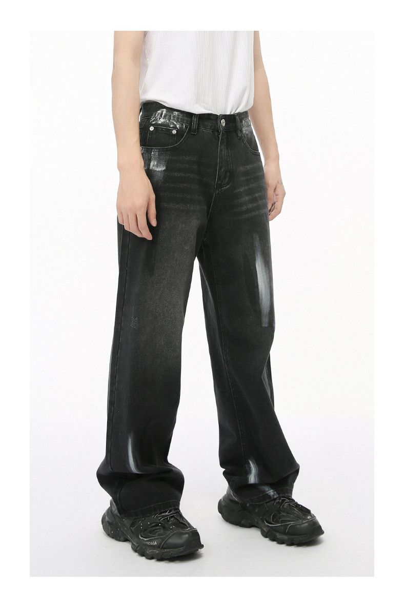 Japanese Brand × Jean Japanese retro graffiti washed loose jeans Size US 32 / EU 48 - 3 Thumbnail