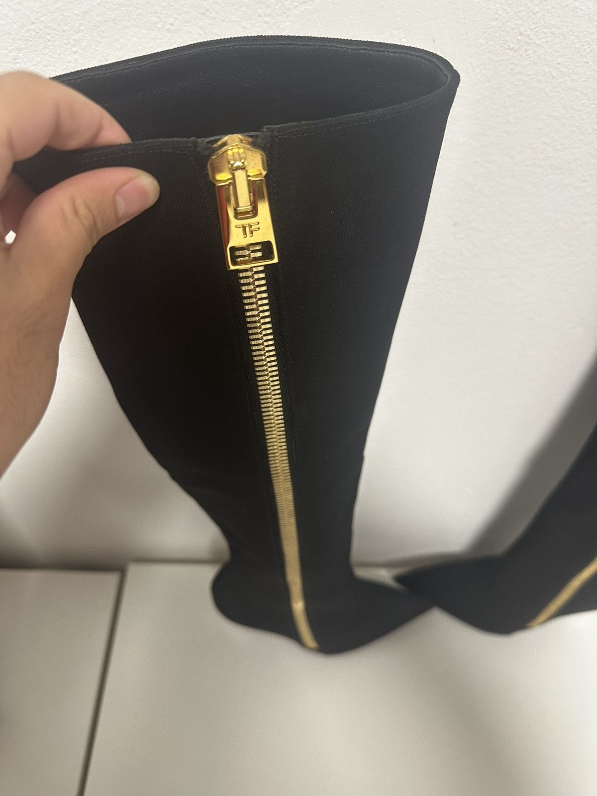 Tom Ford Tom Ford Knee Boots Size US 7 / IT 37 - 8 Thumbnail