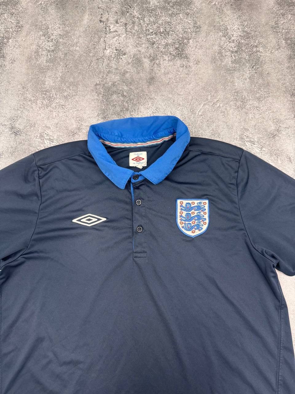 Umbro England Umbro Polo Shirt 2010- 2012 Navy Football Jersy Size US L / EU 52-54 / 3 - 2 Thumbnail