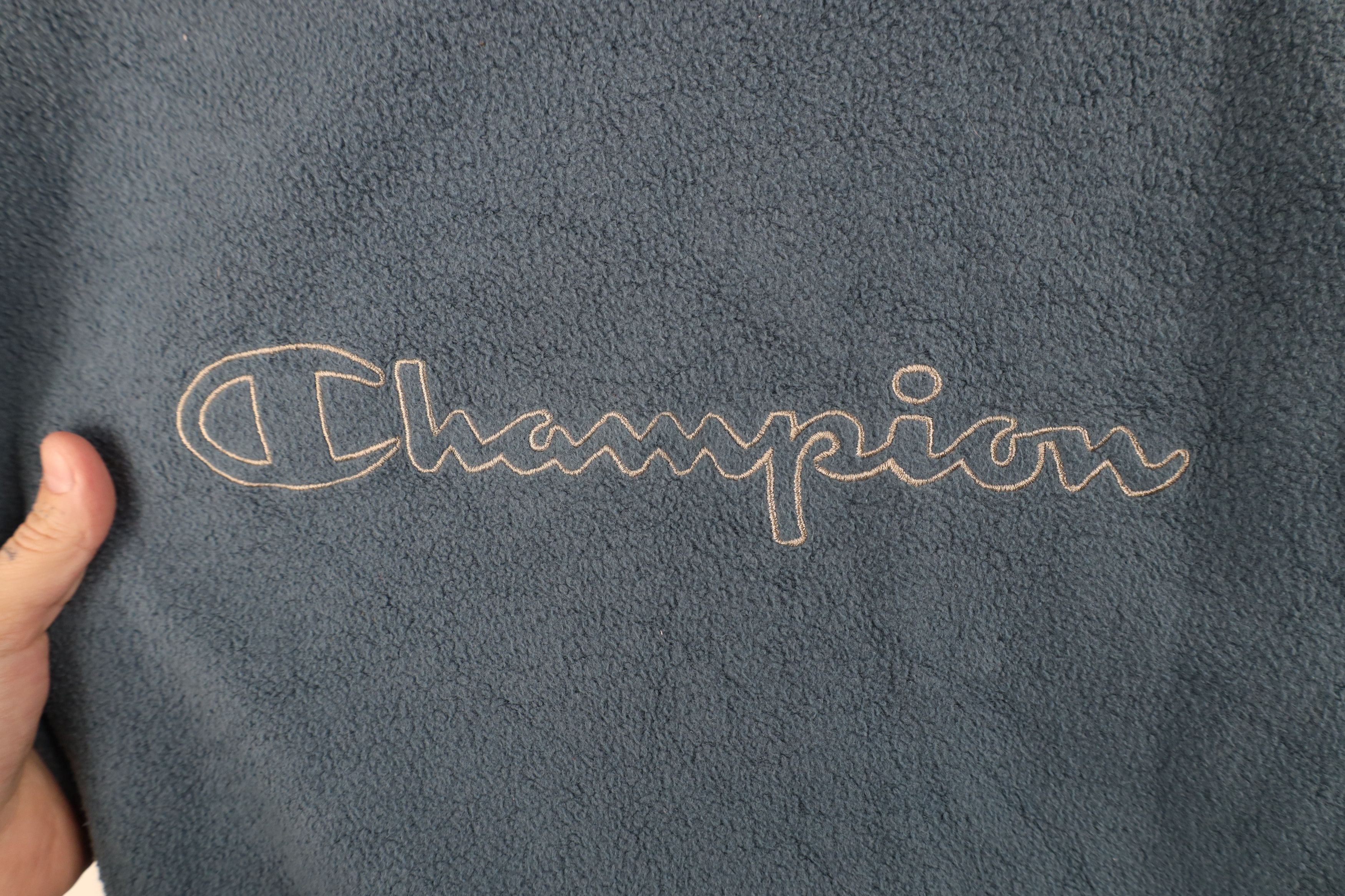 Champion Vintage 90s Champion Spell Reverse Fleece Sweatshirt Teal Size US M / EU 48-50 / 2 - 6 Thumbnail
