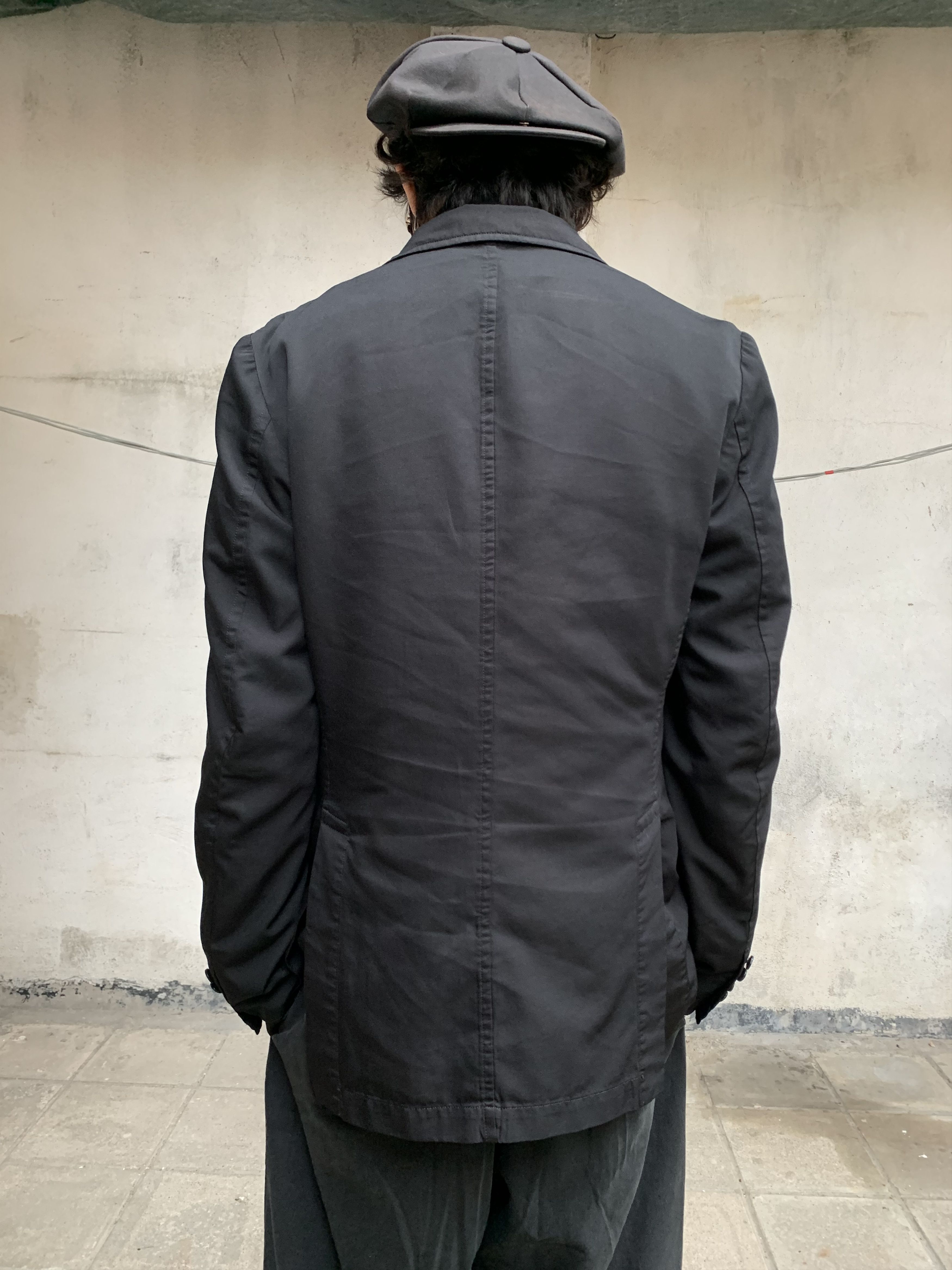 Yohji Yamamoto YYPH Pour Home Rare Black Label Blazer Jacket Size US L / EU 52-54 / 3 - 3 Thumbnail