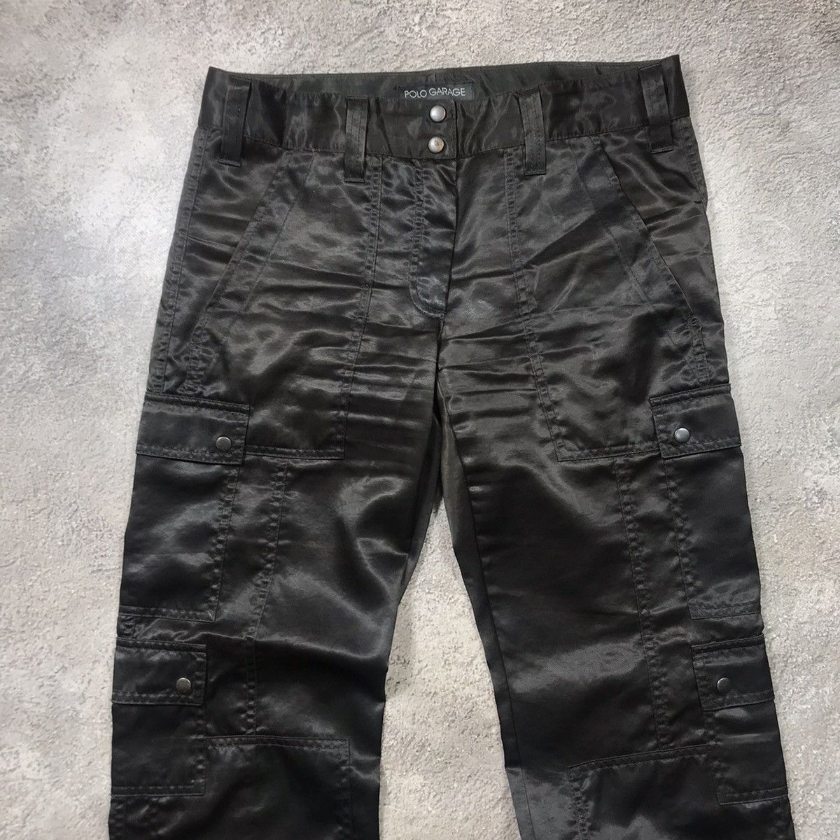 Vintage Vintage Y2K Baggy Cargo Pants Tactical Streetwear Worn In 30 Size 30" / US 8 / IT 44 - 4 Thumbnail