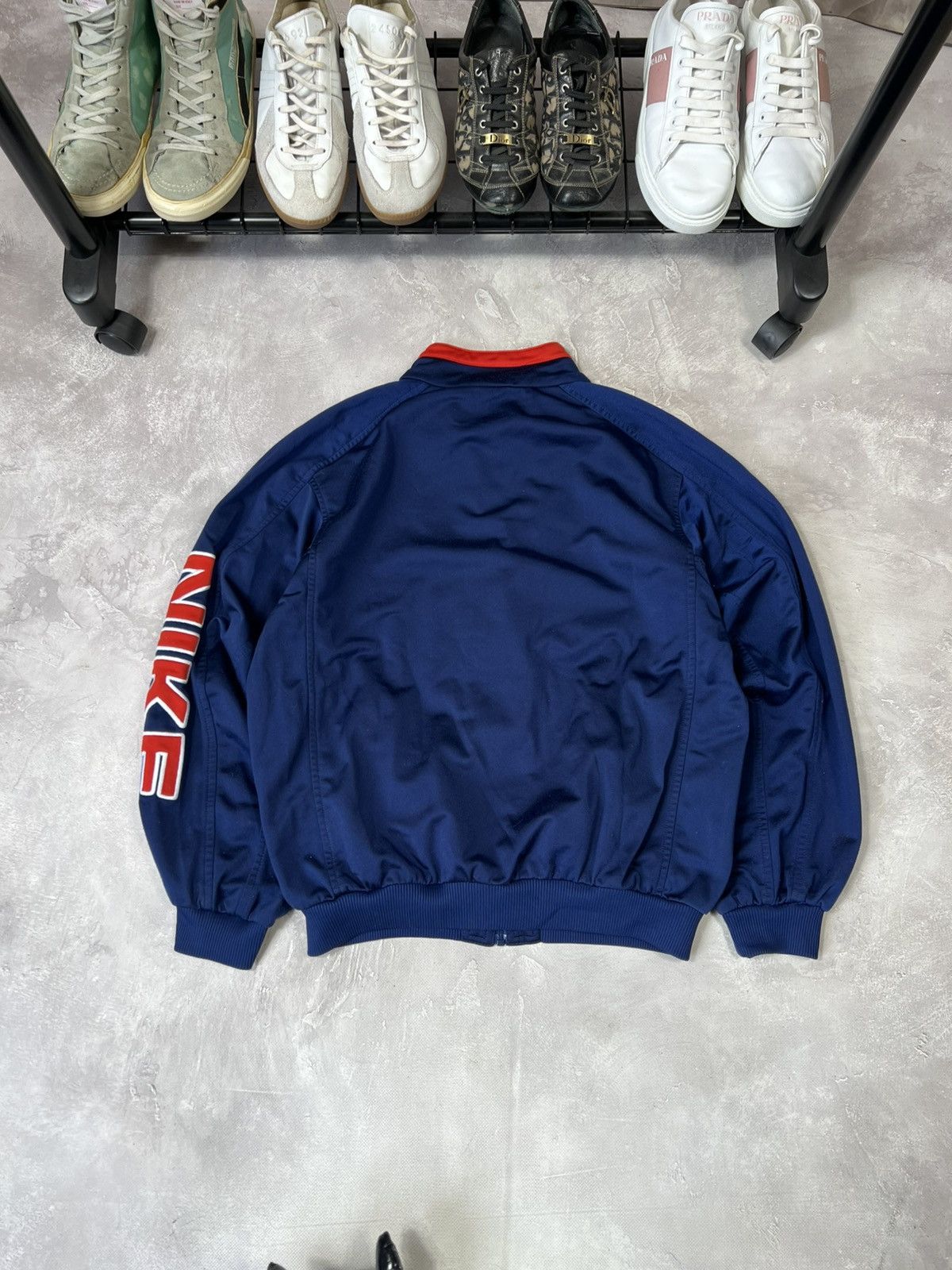 Nike × Vintage Vintage 90s Nike Zip Jacket Size US S / EU 44-46 / 1 - 11 Thumbnail
