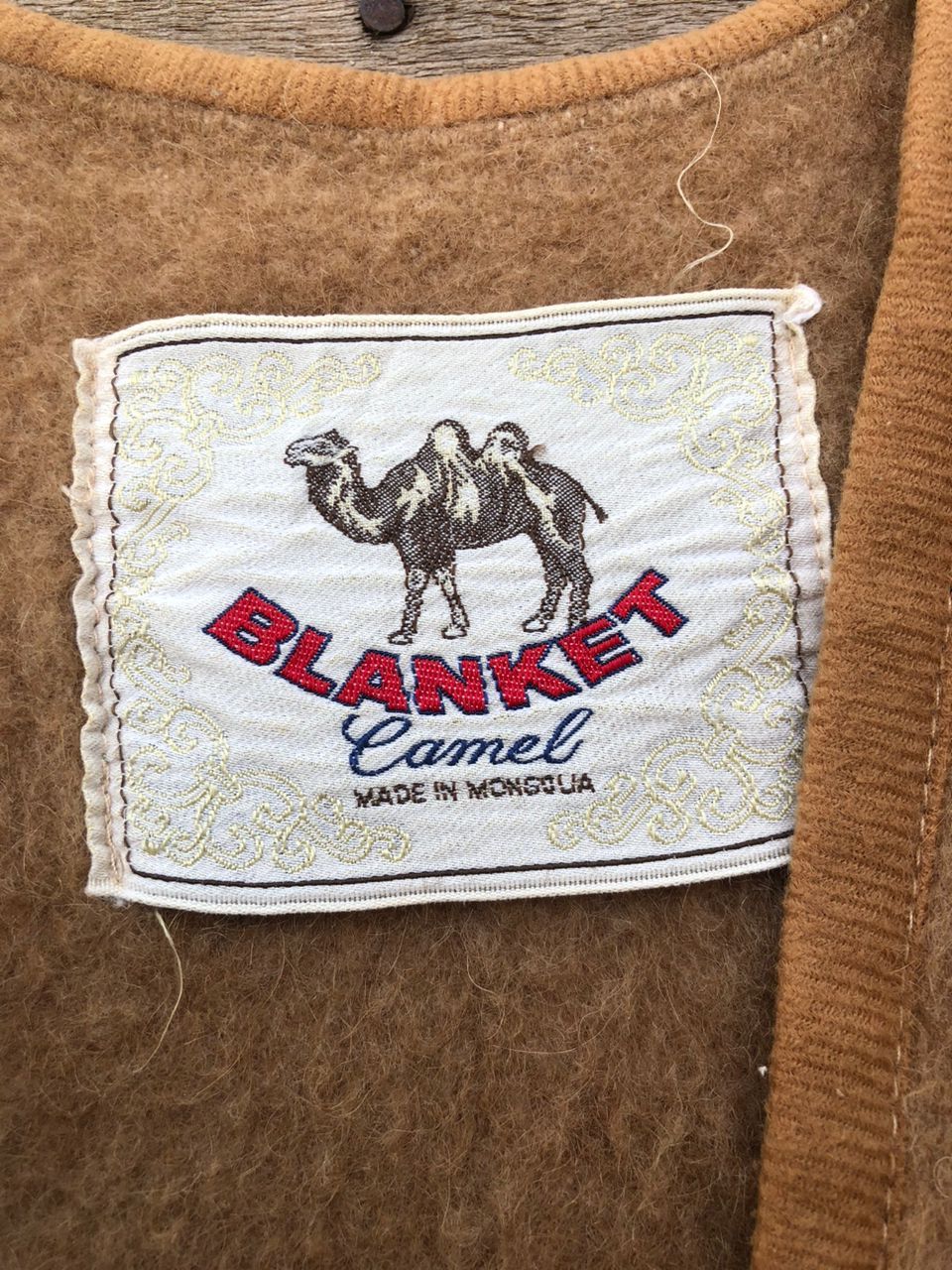 Camel Vintage Camel Hair Blanket Vests Mongolian-made Size US S / EU 44-46 / 1 - 3 Thumbnail