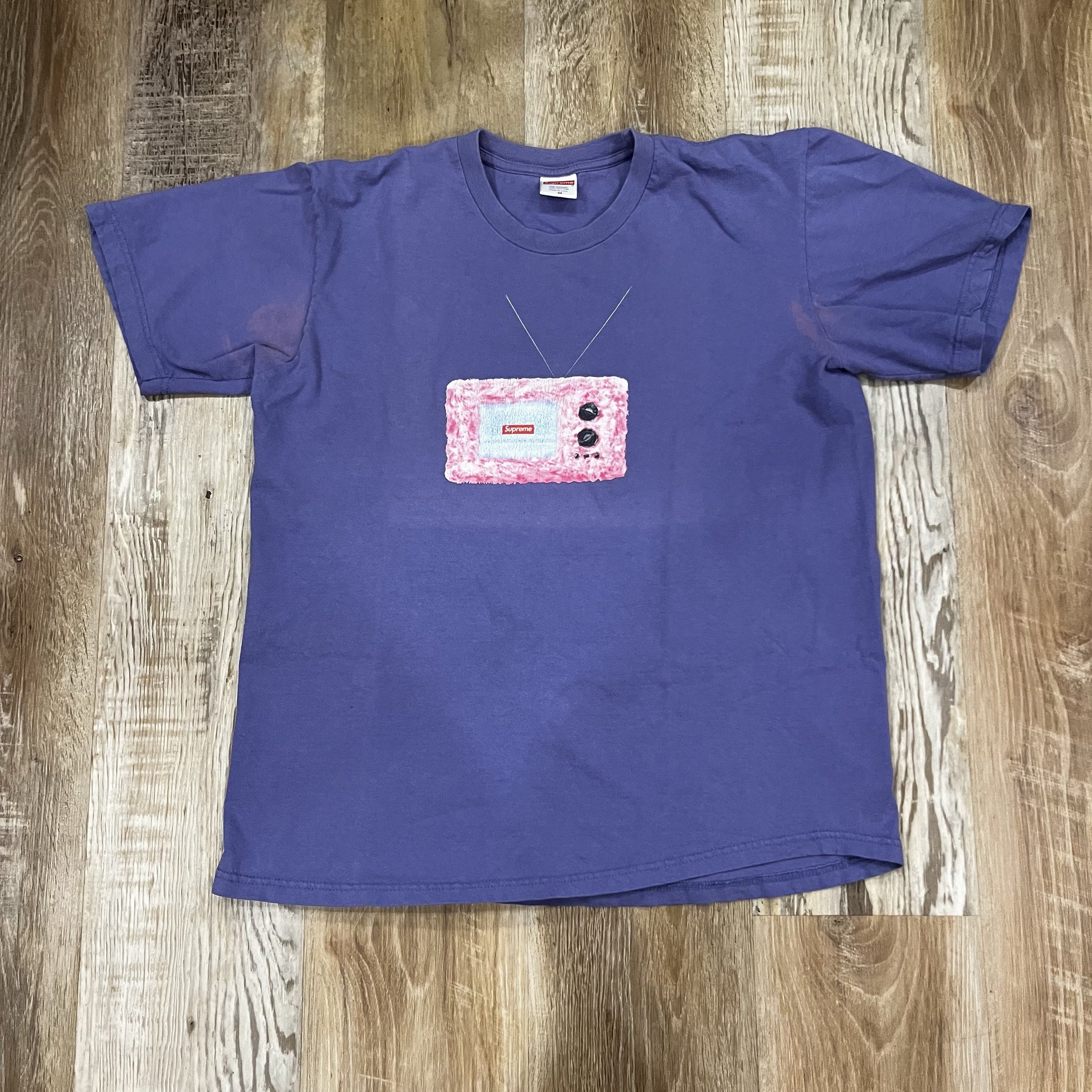 Supreme tv t shirt clearance