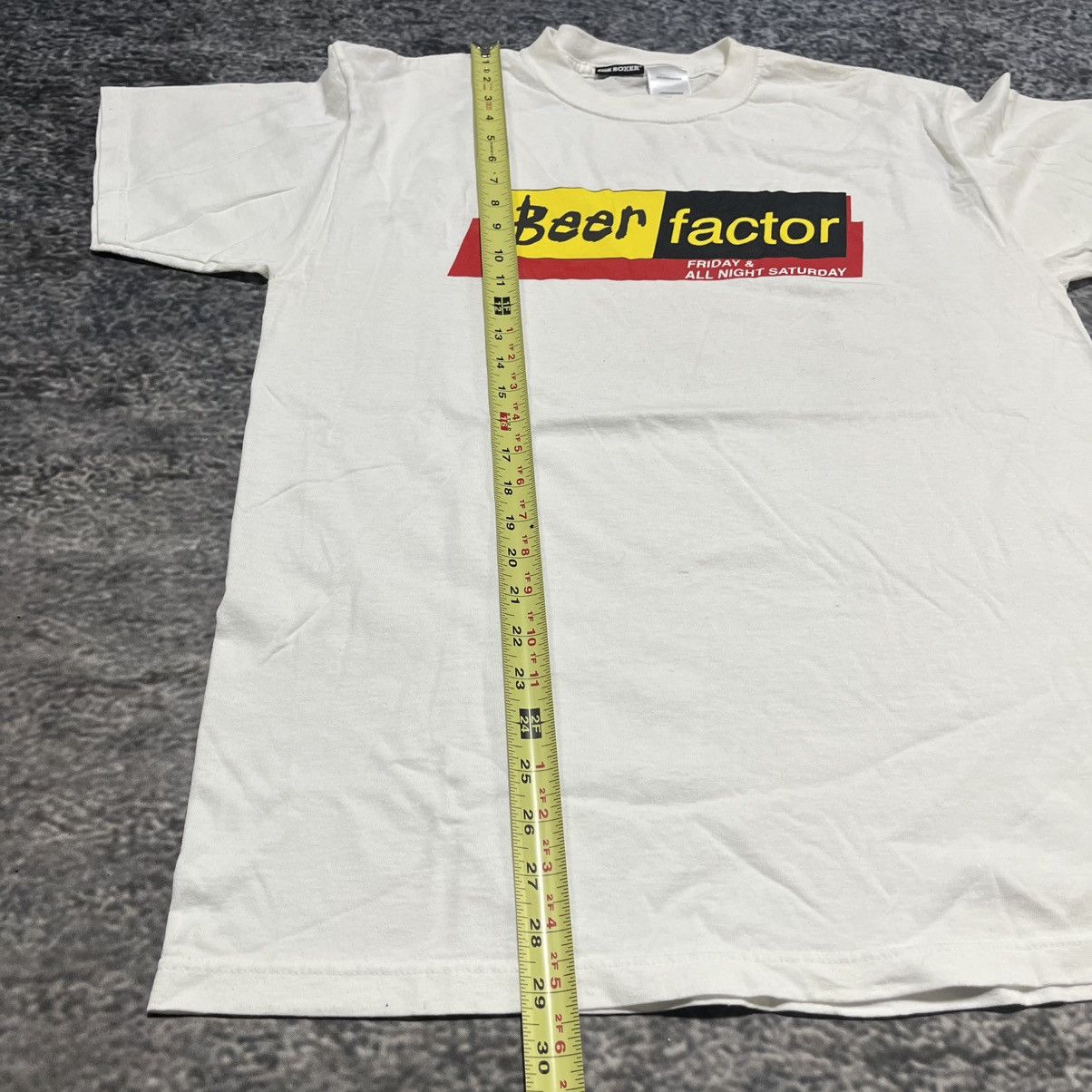 Vintage Vintage Beer Factor T Shirt Funny Humor Parody Drinking XL Size US XL / EU 56 / 4 - 9 Thumbnail