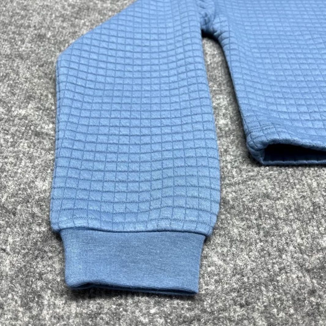 Vintage Rue21 Cropped Sweatshirt Womens S Blue Quilted Long Sleeve Crew Bungee Cord New Size S / US 4 / IT 40 - 5 Thumbnail