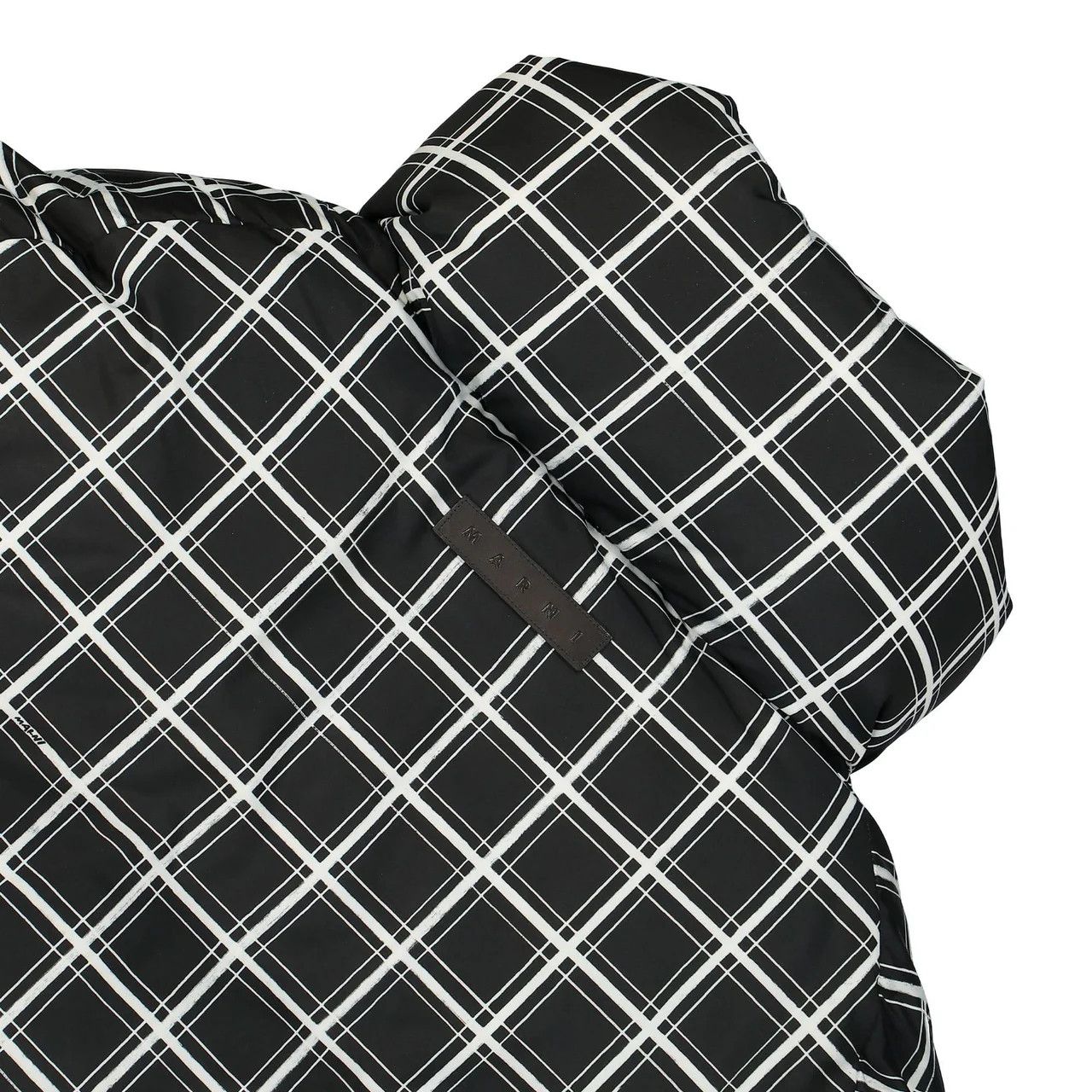 Marni o1mle0126 Check Oversized Down Jacket in Black Size US M / EU 48-50 / 2 - 4 Thumbnail
