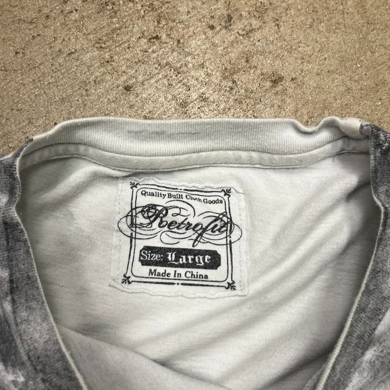 Vintage Y2K grunge t-shirt cross stitched tie dye affliction style t Size US L / EU 52-54 / 3 - 2 Thumbnail