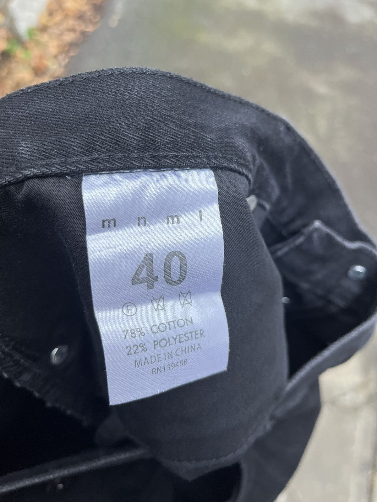 MNML Cutoff Denim Shorts Size US 40 / EU 56 - 4 Thumbnail