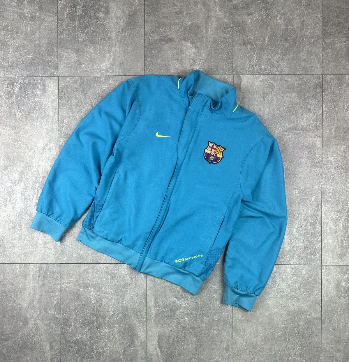 Nike Barcelona Fc 2006/07 Training Soccer Track-Top Jacket