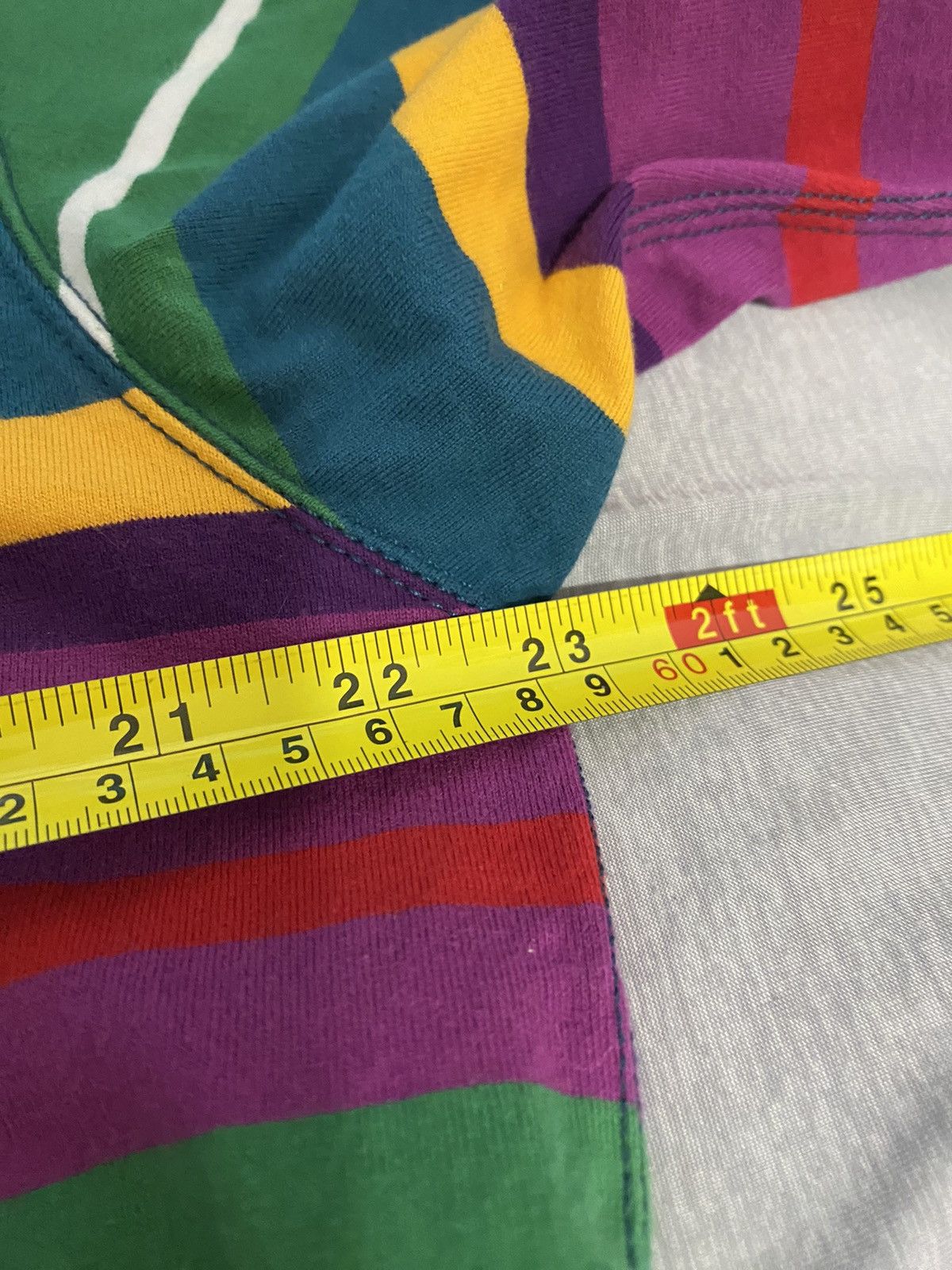CLOT CLOT multi color Striped T-shirt Size US XL / EU 56 / 4 - 7 Thumbnail