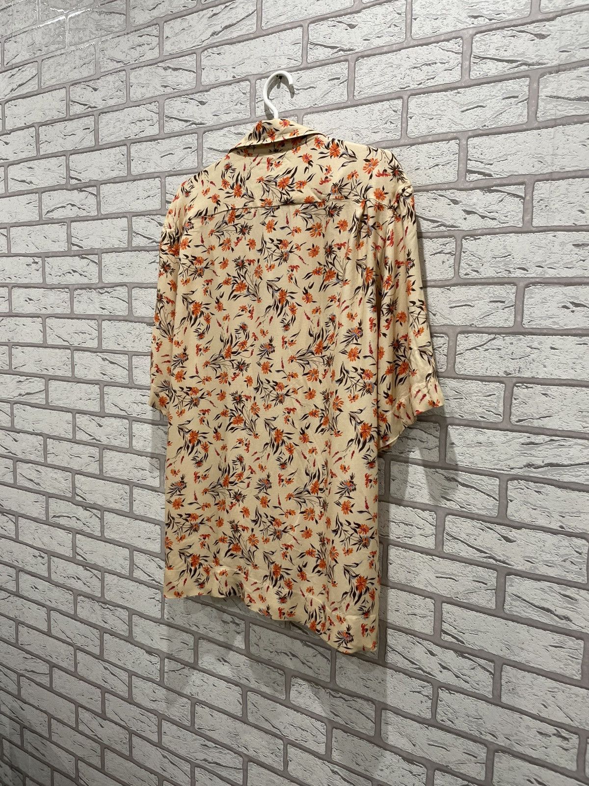 Acne Studios × Vintage Acne Studios - Simon Camp-Collar Floral-Print Twill Shirt Size US M / EU 48-50 / 2 - 13 Thumbnail