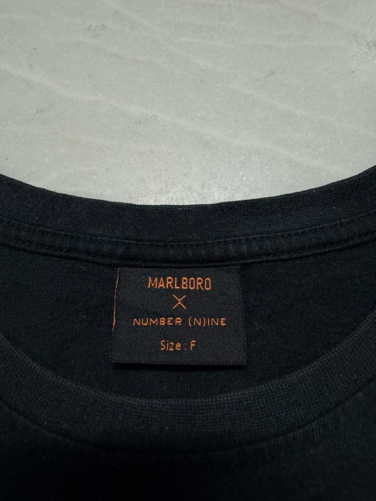 Number (N)ine NUMBER (N)INE X MALBORO ( N ) LOGO BLACK TSHIRT Size US M / EU 48-50 / 2 - 6 Thumbnail