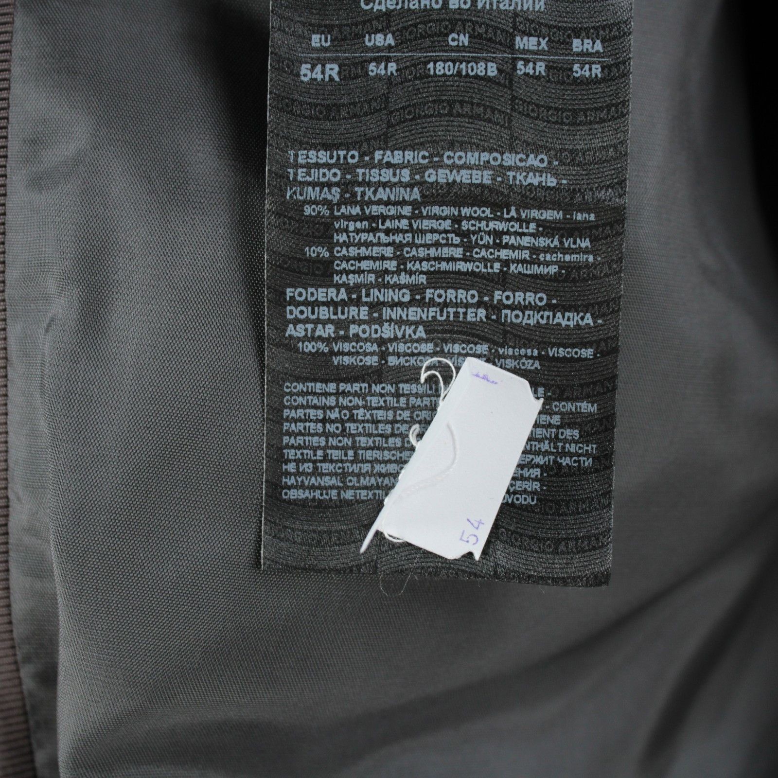Giorgio Armani Giorgio Armani Sport Coat Size 44 Regular US in Gray Size 44R - 9 Thumbnail