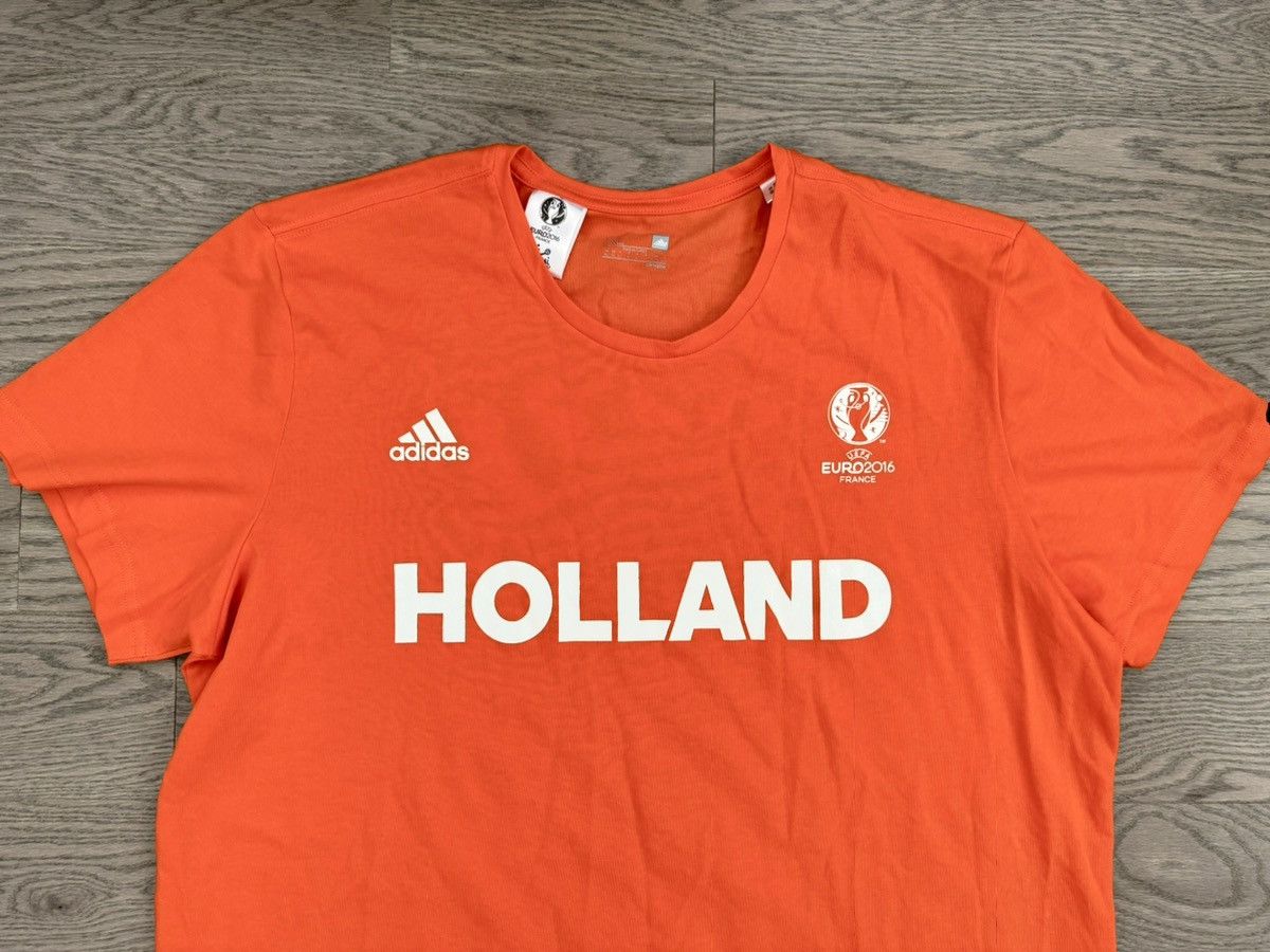 Adidas × UEFA Adidas Euro 2016 Holland Jersey T-Shirt Size US XL / EU 56 / 4 - 2 Thumbnail