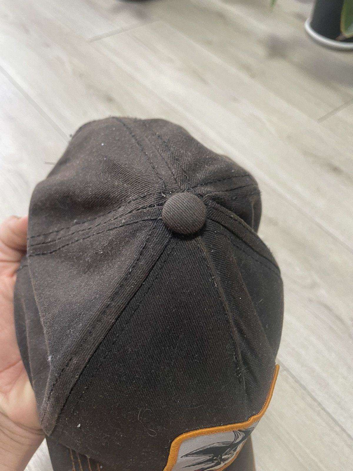 Anime Vintage Dragon Ball Z Goku Anime Cap Black Worn Faded Size ONE SIZE - 5 Thumbnail