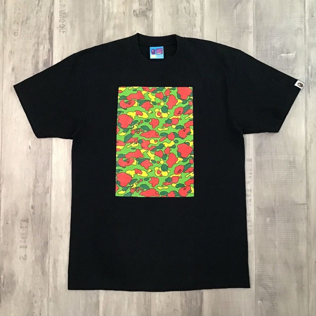 BAPE Psyche camo BOX LOGO T-shirt a bathing ape NIGO - Tops 
