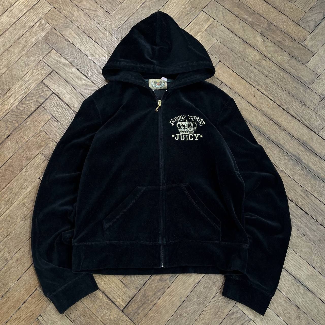 Juicy Couture × Vintage Juicy Couture preppy royalty vintage 90s tracksuit Size M / US 6-8 / IT 42-44 - 2 Thumbnail
