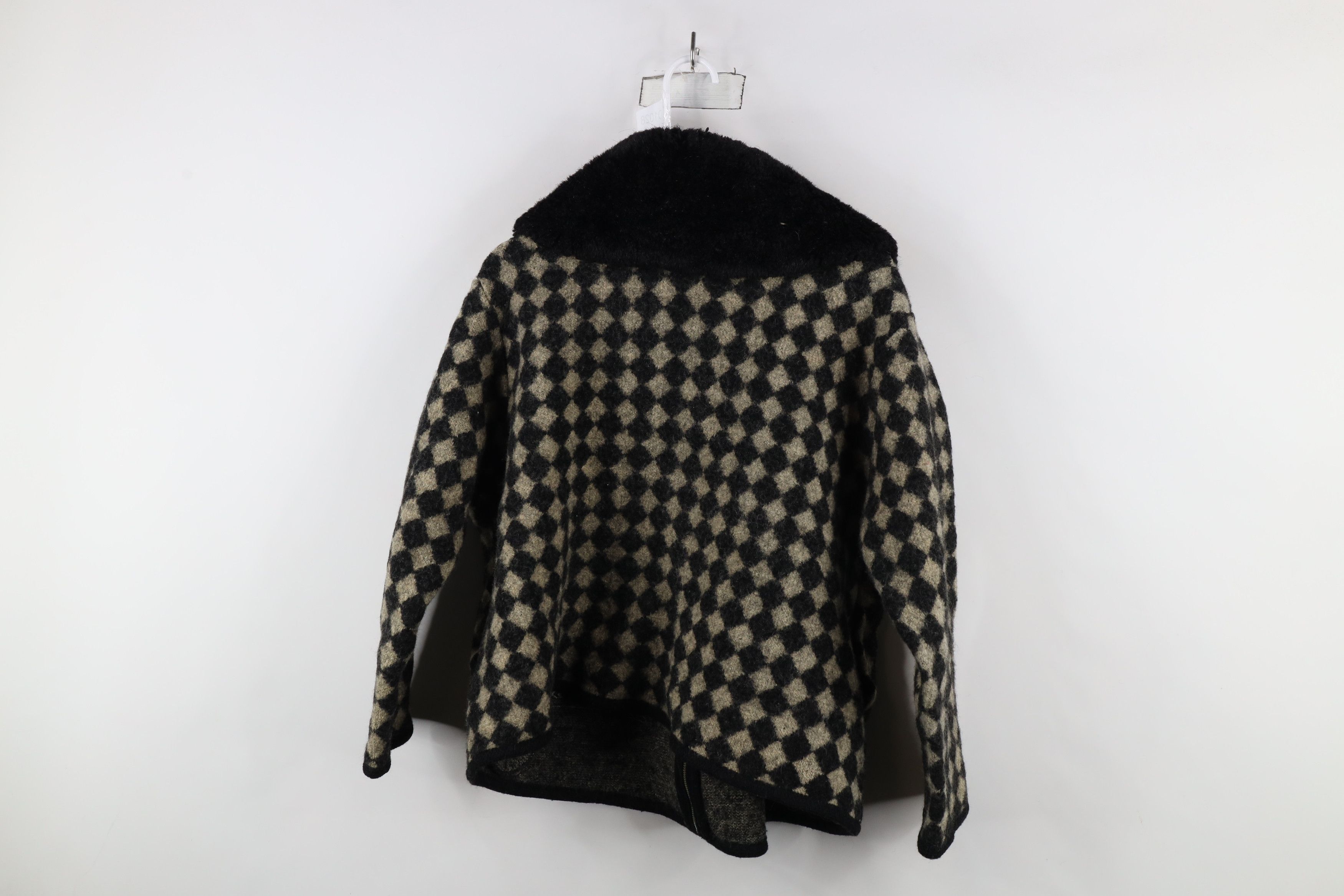 Vintage Vintage 90s Streetwear Diamond Reindeer Full Zip Sweater Size XXL / US 16-18 / IT 52-54 - 12 Thumbnail