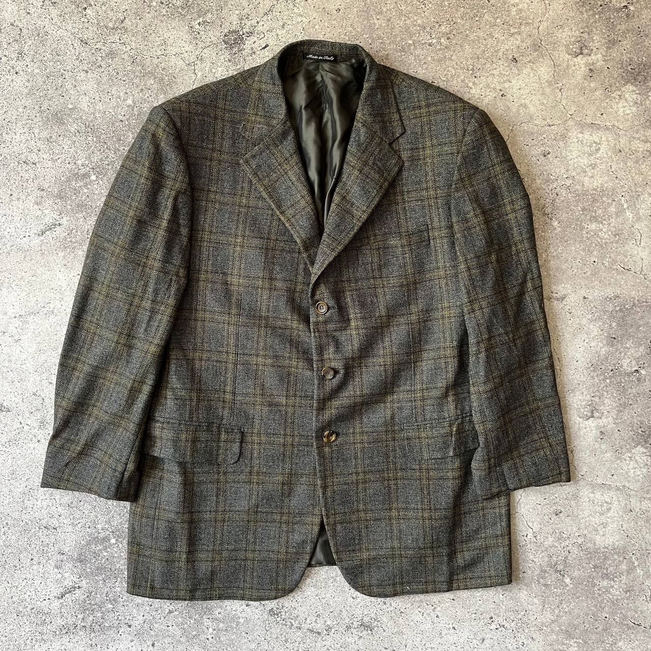 Trussardi × Vintage Vintage Trussardi Wool Italian Blazer Size 50R - 2 Thumbnail