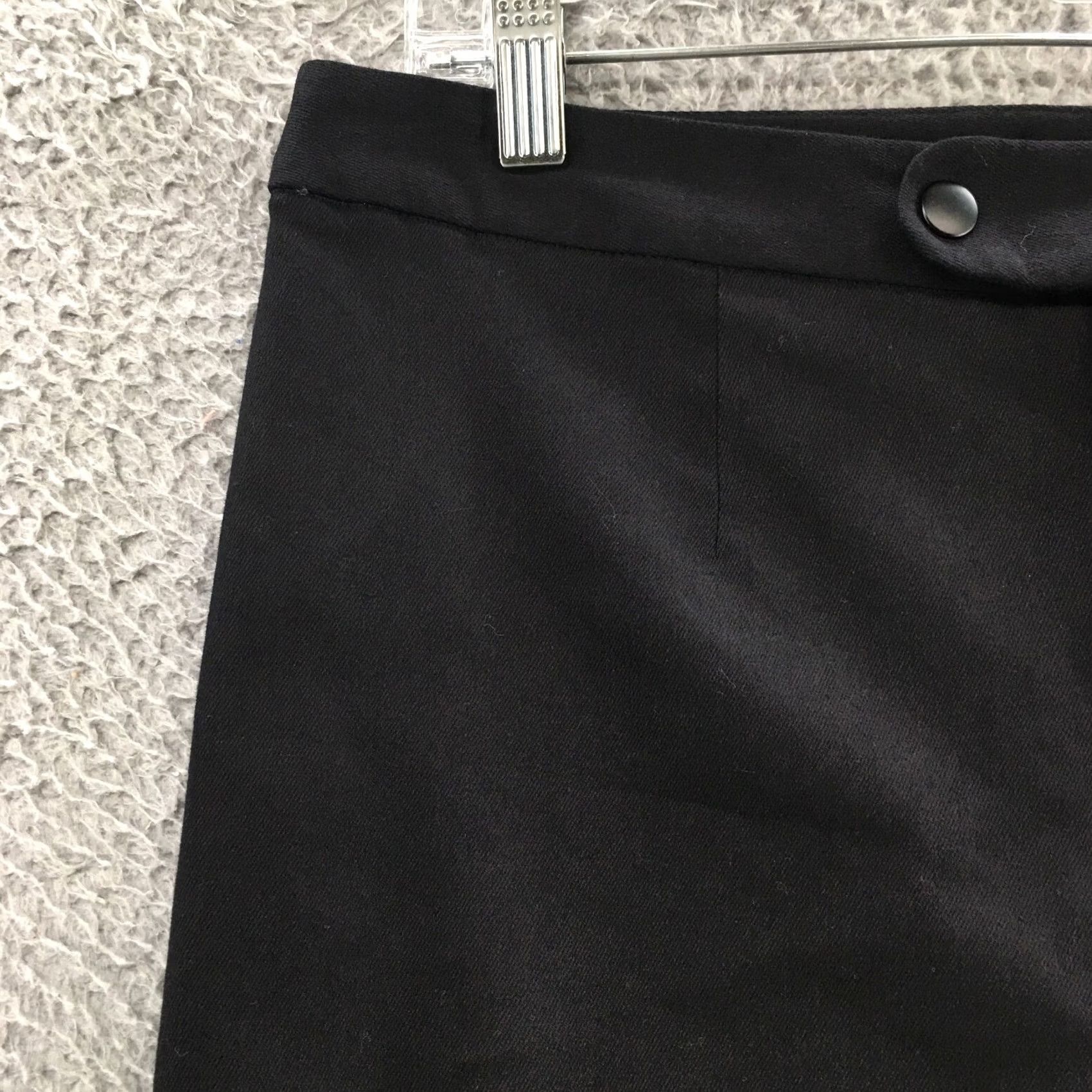 Worthington Worthington Slim Leg Dress Pants Womens 10 Black High Rise Cotton Blend NEW Size 32" / US 10 / IT 46 - 4 Thumbnail
