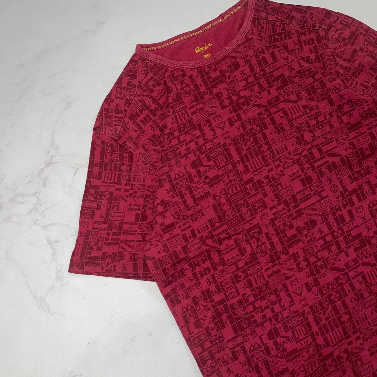 Rapha Rapha velo t-shirt size S Red Short Sleeve Mens Size US S / EU 44-46 / 1 - 2 Thumbnail