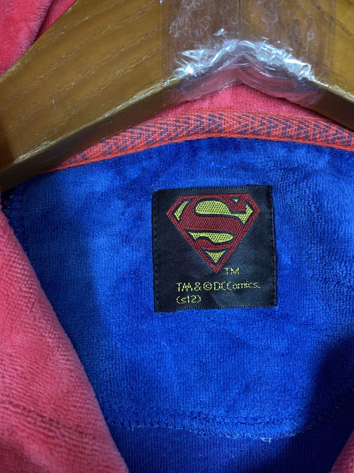 DC Comics Rare‼️ Dc Comic Superman Hoodie Fleece Big Logo Size US S / EU 44-46 / 1 - 5 Thumbnail