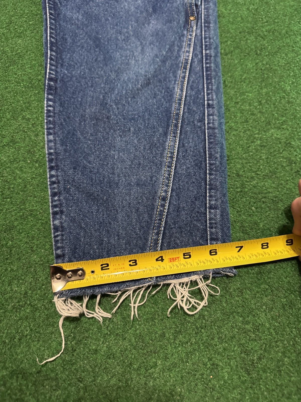 Lee × Vintage Vintage 70s Lee Talon Zipper Western 12 26x28 Cowgirl Jeans Size 34" / US 12 / IT 48 - 11 Thumbnail