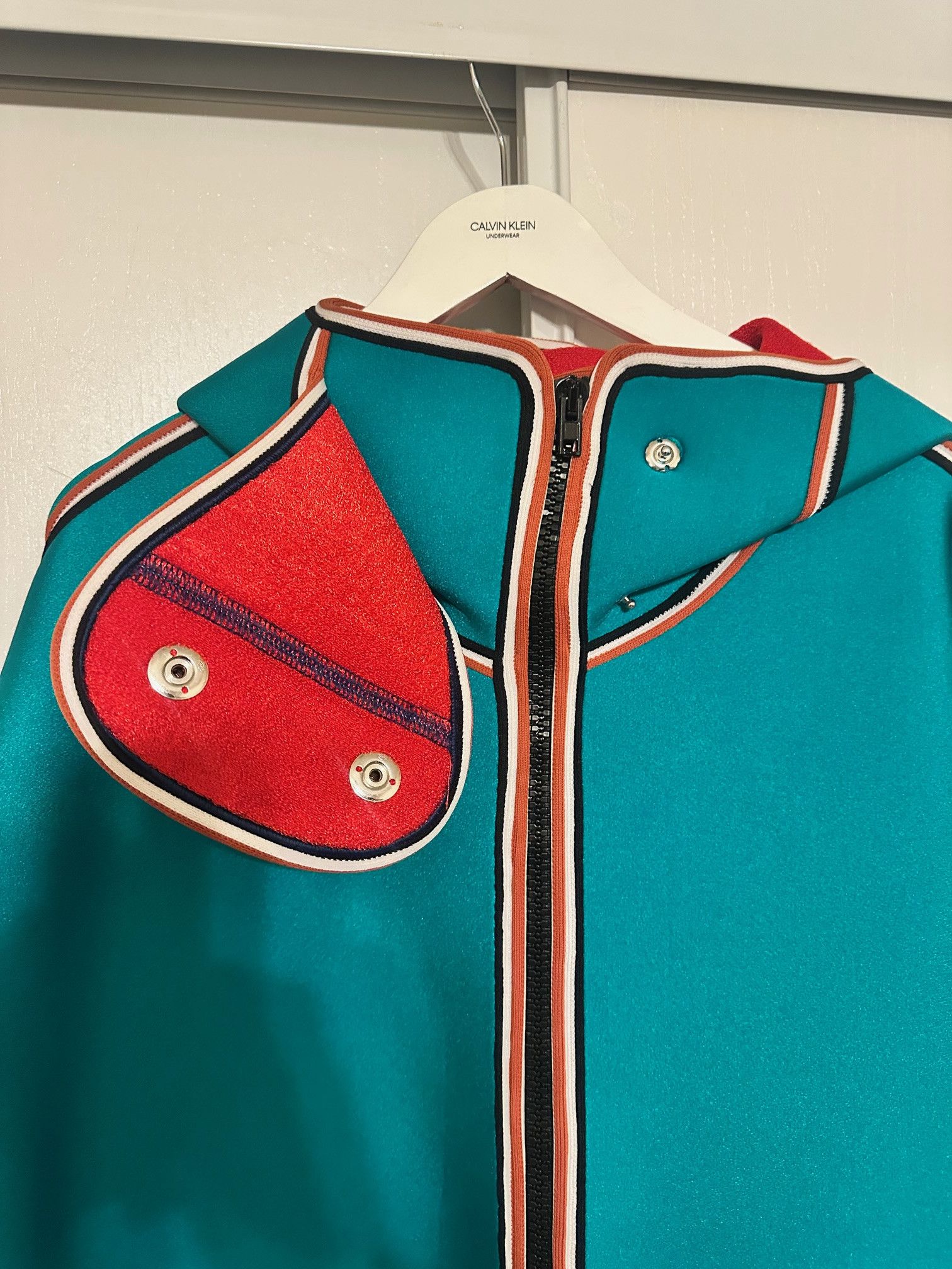 Calvin Klein 205W39NYC Calvin Klein 205W39NYC Raf Simons aqua coat size L Size US L / EU 52-54 / 3 - 7 Thumbnail