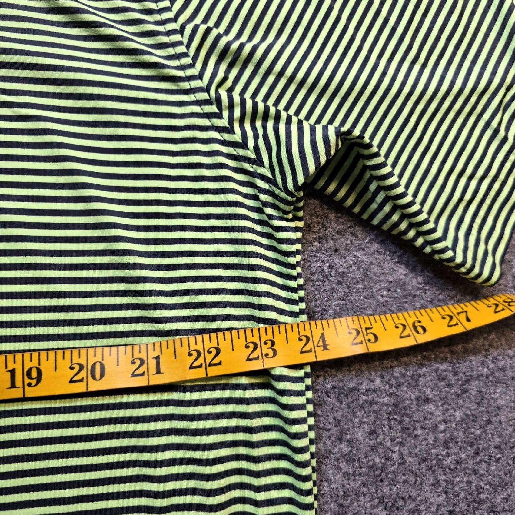 Footjoy FootJoy Polo Shirt Mens L Green Striped Golf Performance Short Sleeve Casual Size US L / EU 52-54 / 3 - 6 Thumbnail