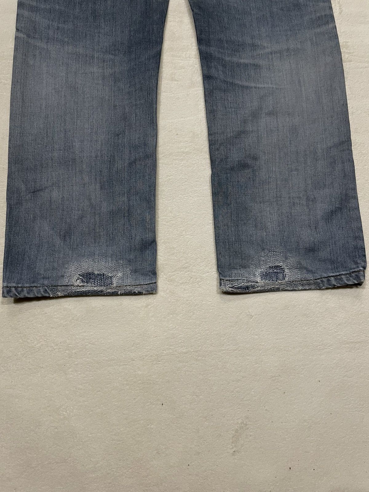 Timberland Vintage Timberland Mudwash Faded Distressed Ripped Jeans Size US 32 / EU 48 - 16 Thumbnail