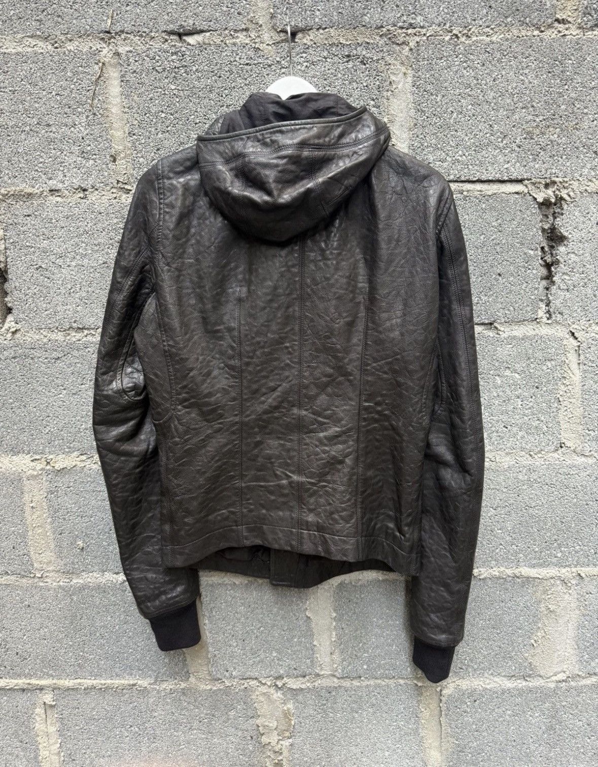 Rick Owens Rick Owens Scuba Jacket hammered lambskin Size US S / EU 44-46 / 1 - 2 Thumbnail