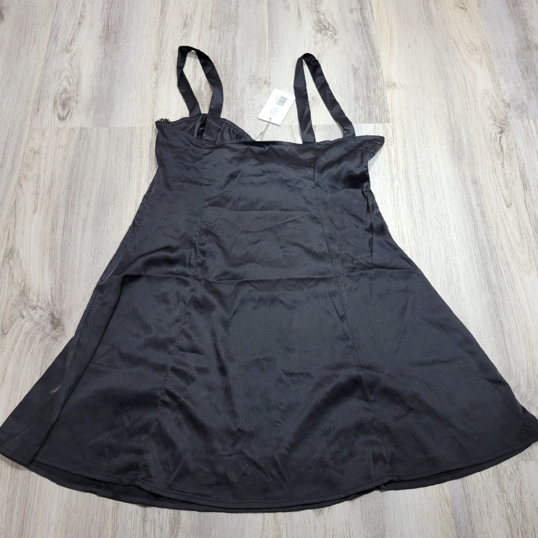 Vintage Danielle Bernstein Ruched Bralet Princess Dress Mini Fit & Flare Cocktail L NWT Dress Size ONE SIZE - 5 Thumbnail