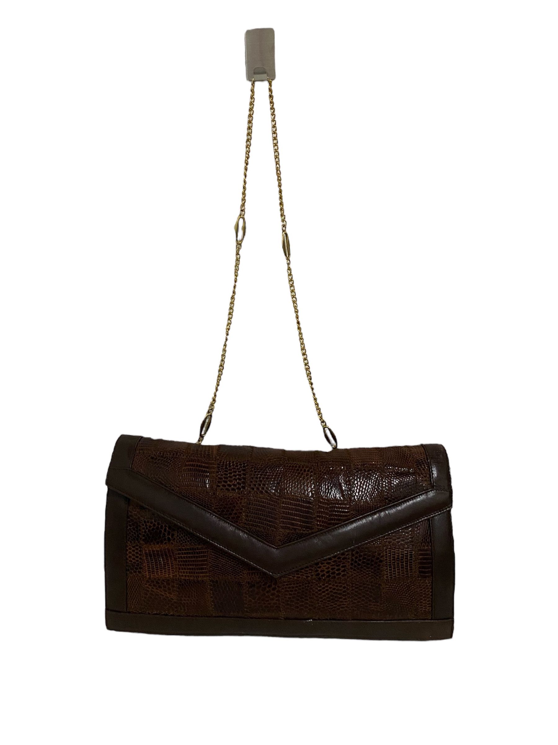 Genuine Leather Rare Esteve Leather Crossbody Chain Bag Size ONE SIZE - 1 Thumbnail