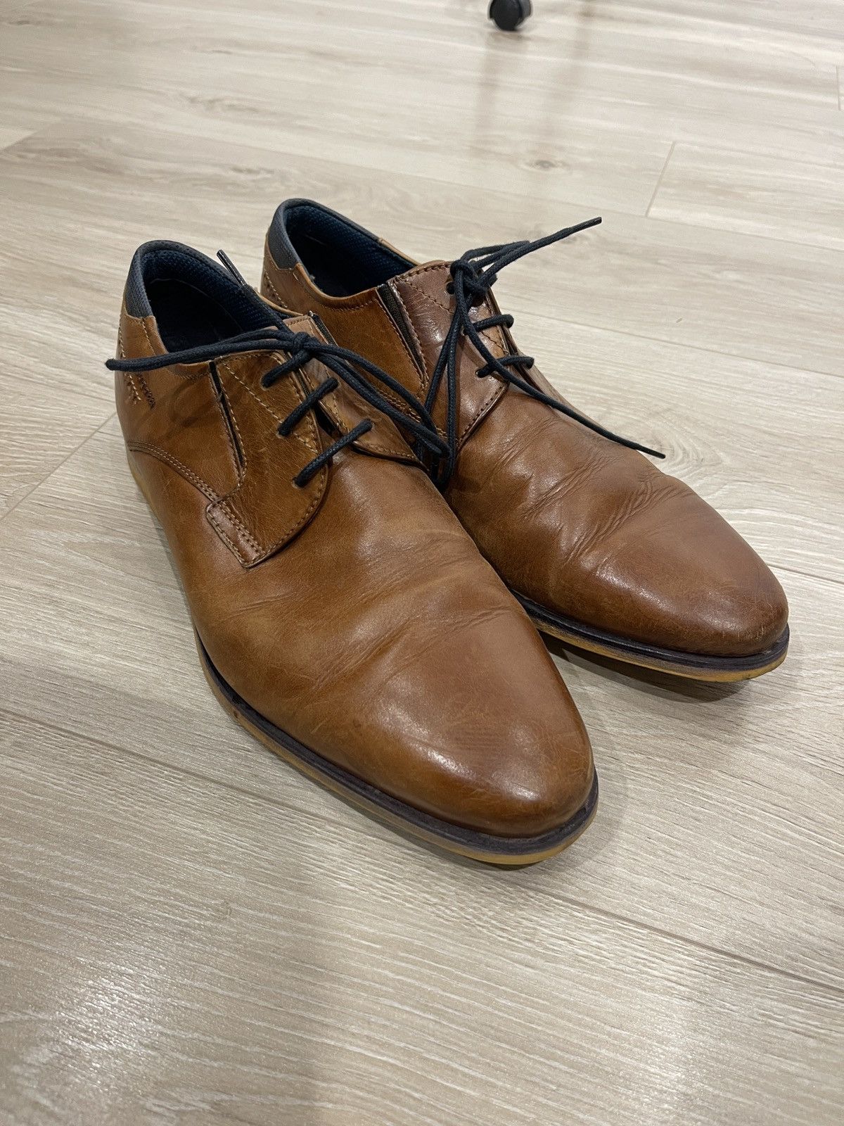 Bugatti Bugatti shoes mens leather brown rare 44 euro 10 usa Size US 10 / EU 43 - 1 Thumbnail