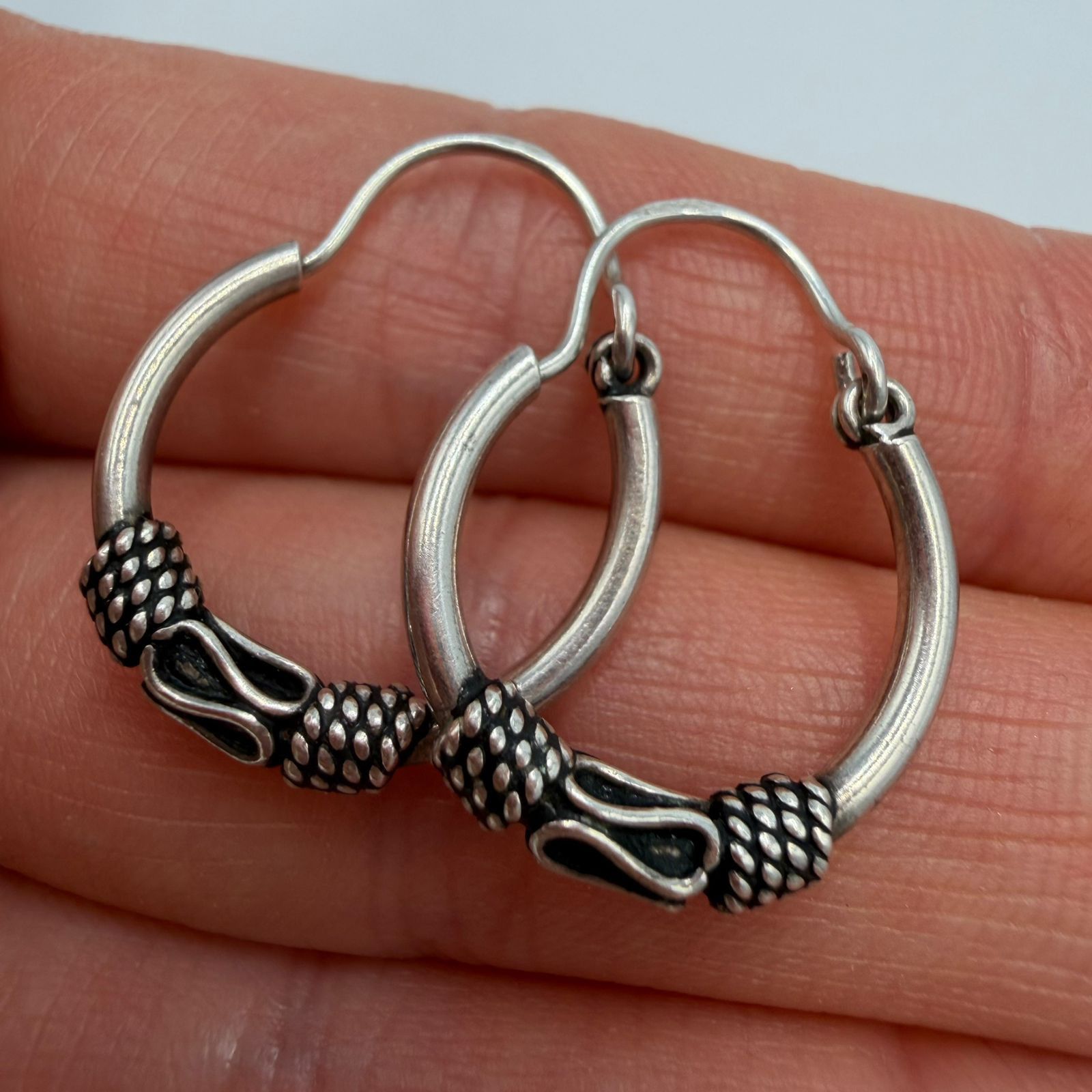 Vintage Vintage 925 Sterling Silver Earrings Boho Dangle 2.71g Size ONE SIZE - 10 Thumbnail