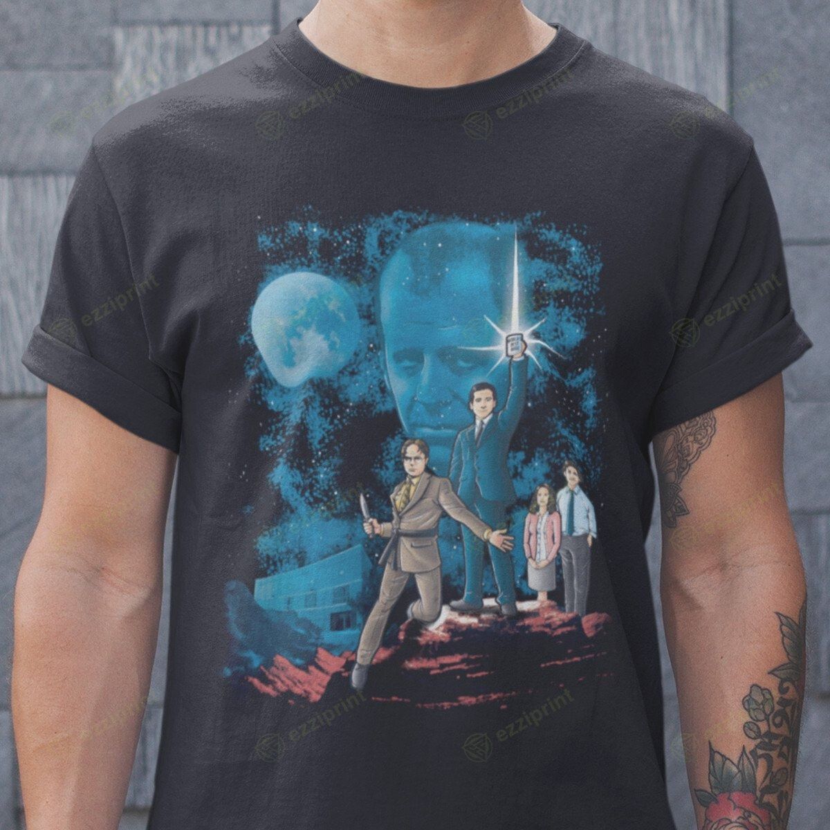 The Unbranded Brand Inspector Wars Star Wars Inspector Gadget Mashup T-Shirt Size US L / EU 52-54 / 3 - 2 Thumbnail