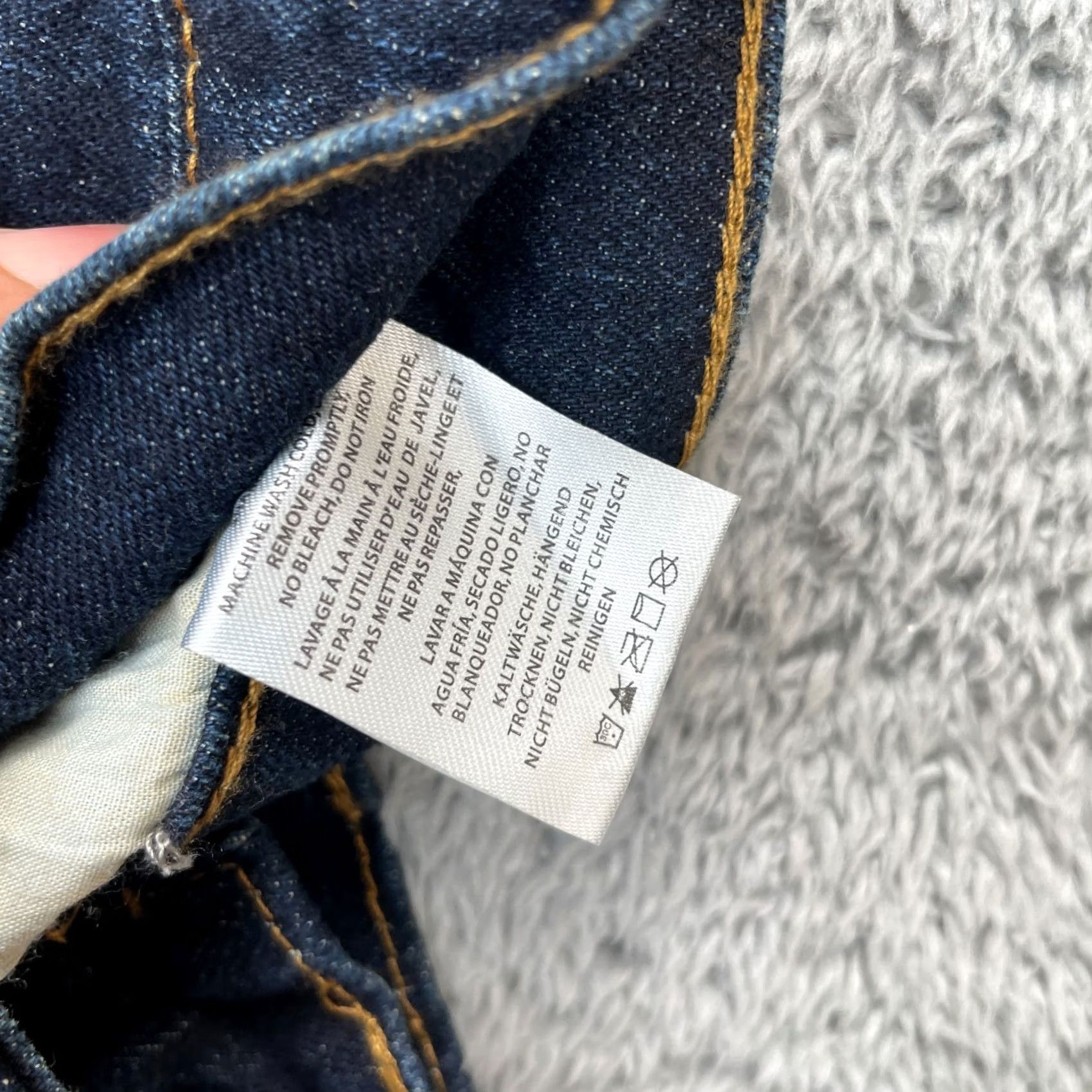 Denime J. Galt Jeans Womens Small Blue Bootcut Denim Cotton Medium Wash Shanghai Shirt Size 28" / US 6 / IT 42 - 4 Thumbnail