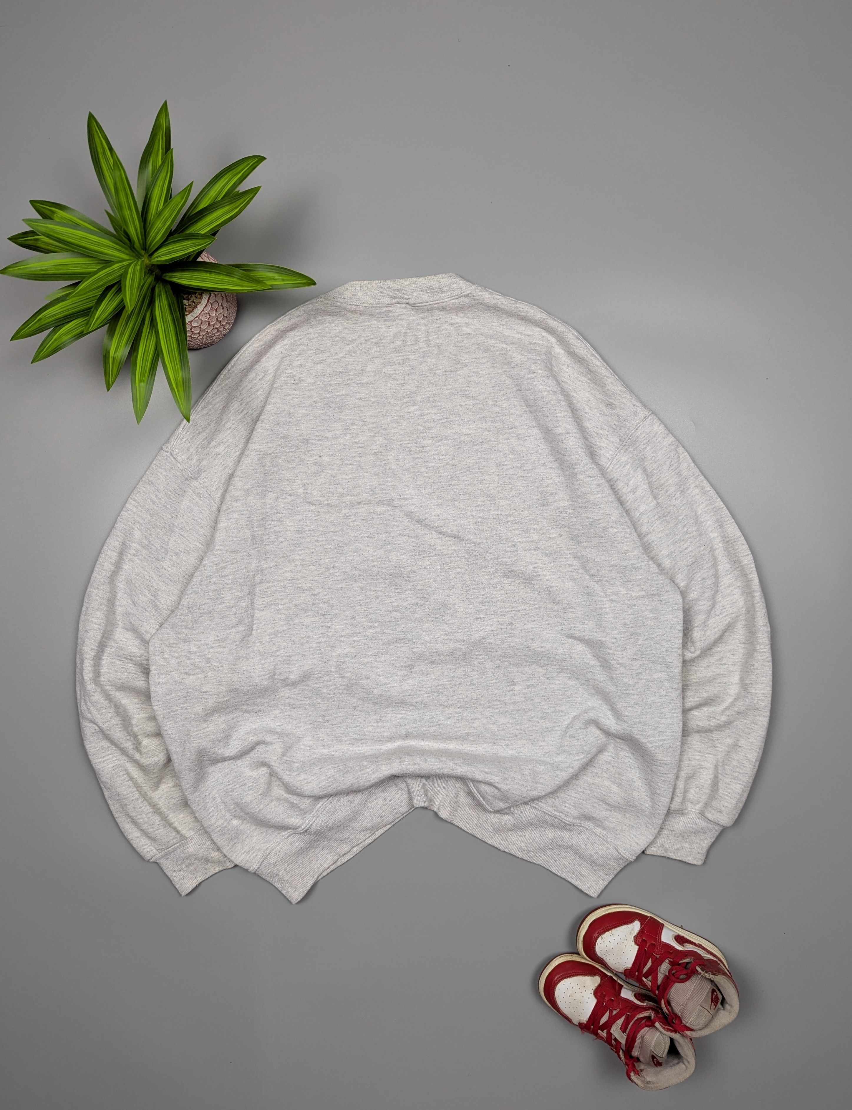 Jerzees JERZEES 80s-90s Hermon Adams Vintage Gray Sweatshirt XL USA Size US XL / EU 56 / 4 - 10 Thumbnail